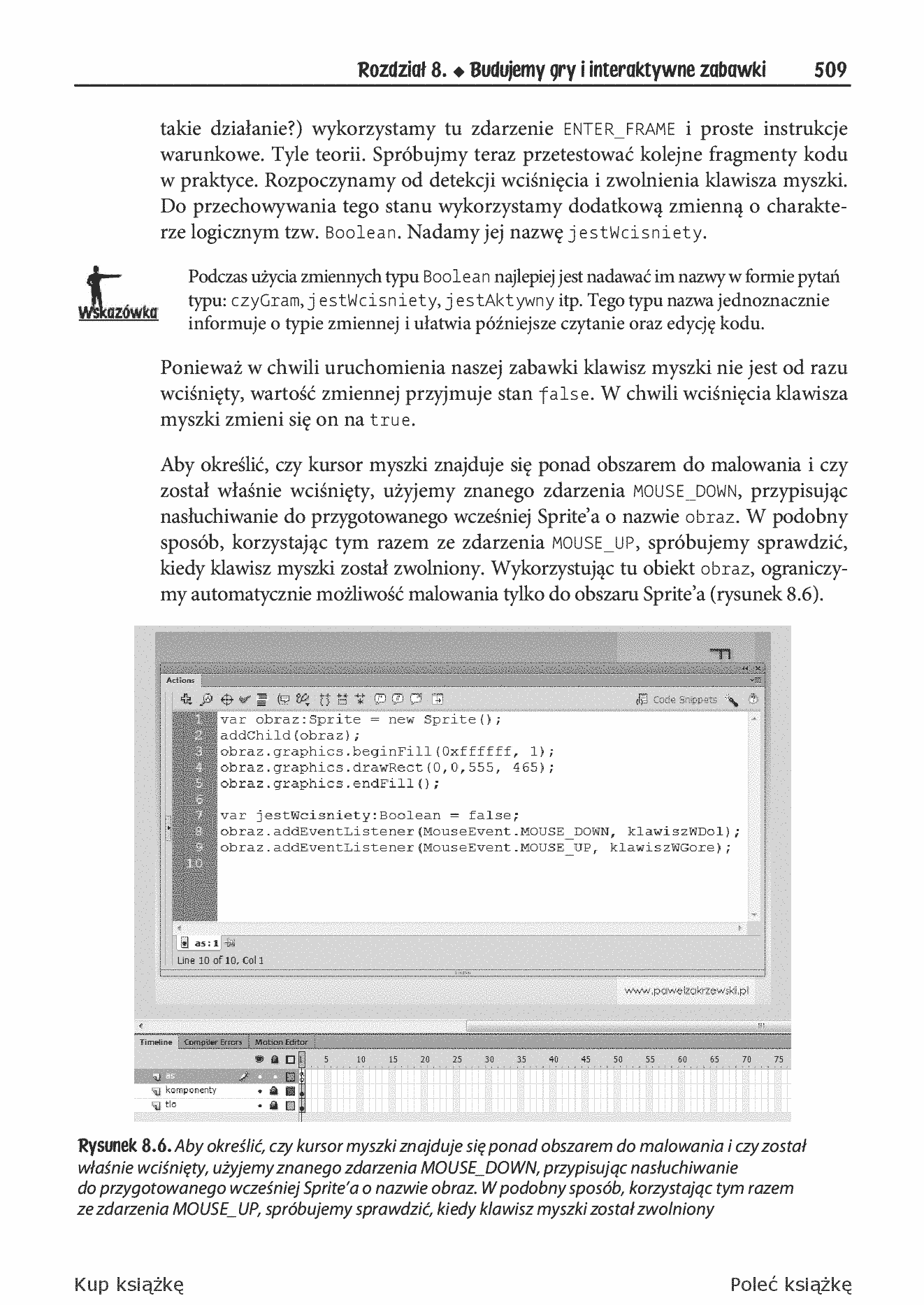 Fragment „Adobe Flash CS6 i ActionScript 3.0. Interaktywne projekty od podstaw” — strona 15 z 30