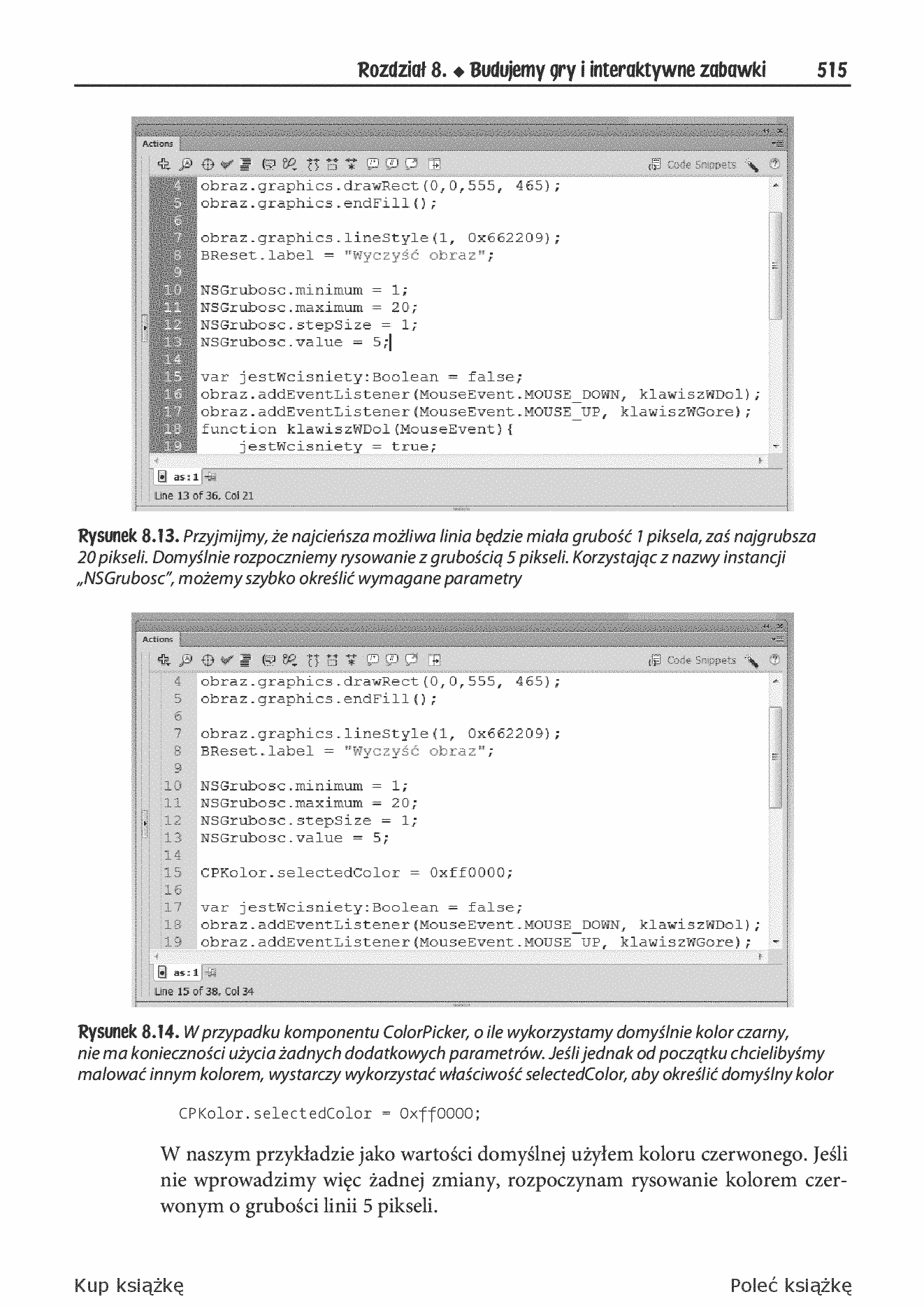 Fragment „Adobe Flash CS6 i ActionScript 3.0. Interaktywne projekty od podstaw” — strona 21 z 30