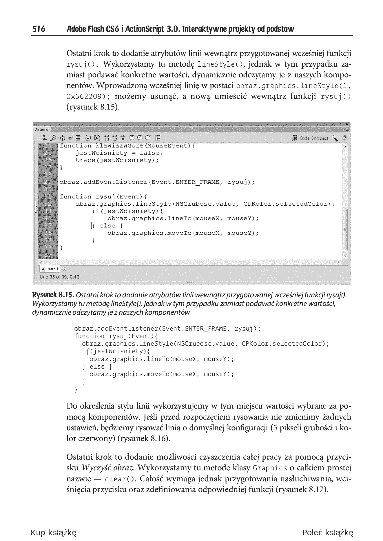 Fragment „Adobe Flash CS6 i ActionScript 3.0. Interaktywne projekty od podstaw” — strona 22 z 30