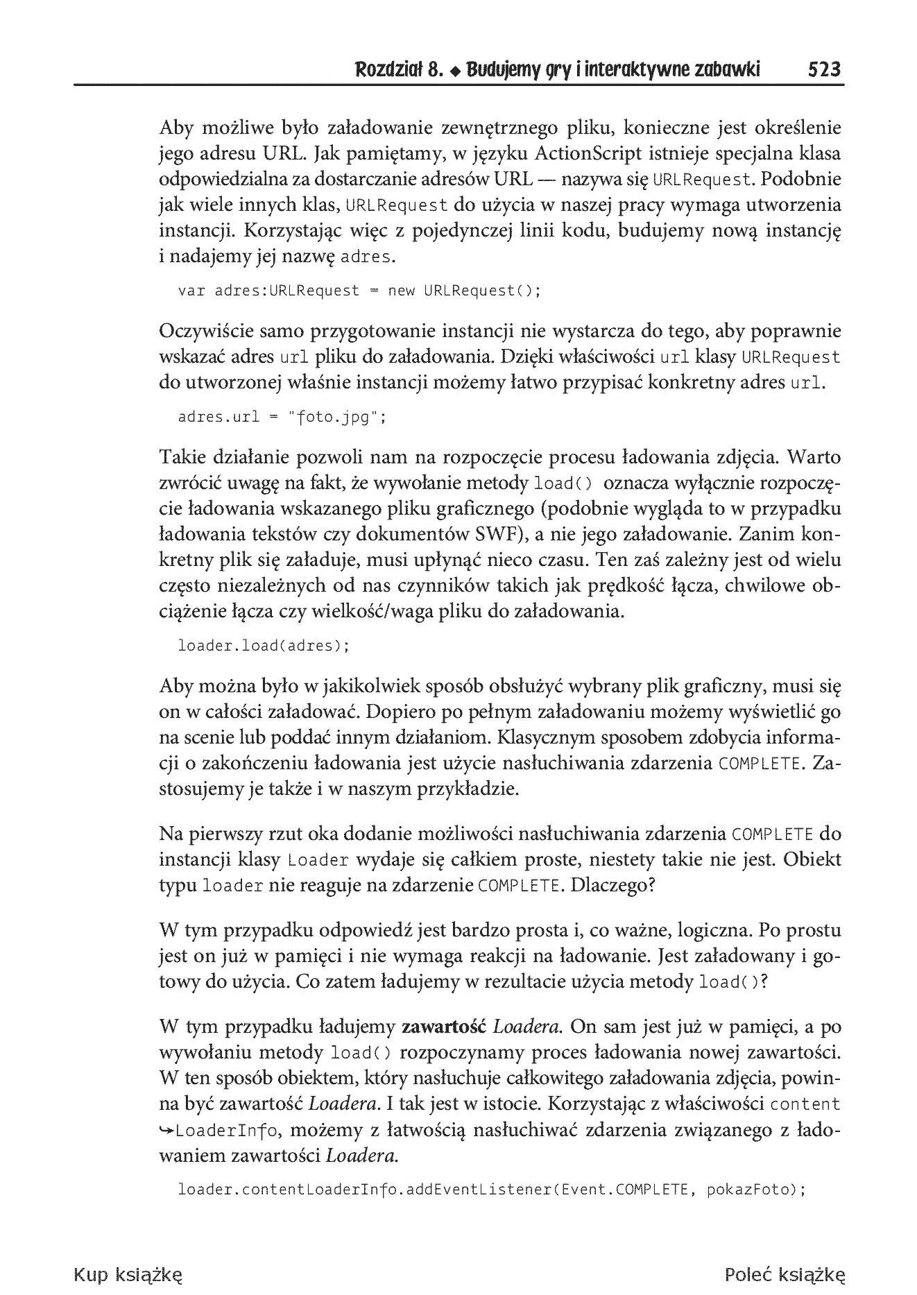 Fragment „Adobe Flash CS6 i ActionScript 3.0. Interaktywne projekty od podstaw” — strona 29 z 30