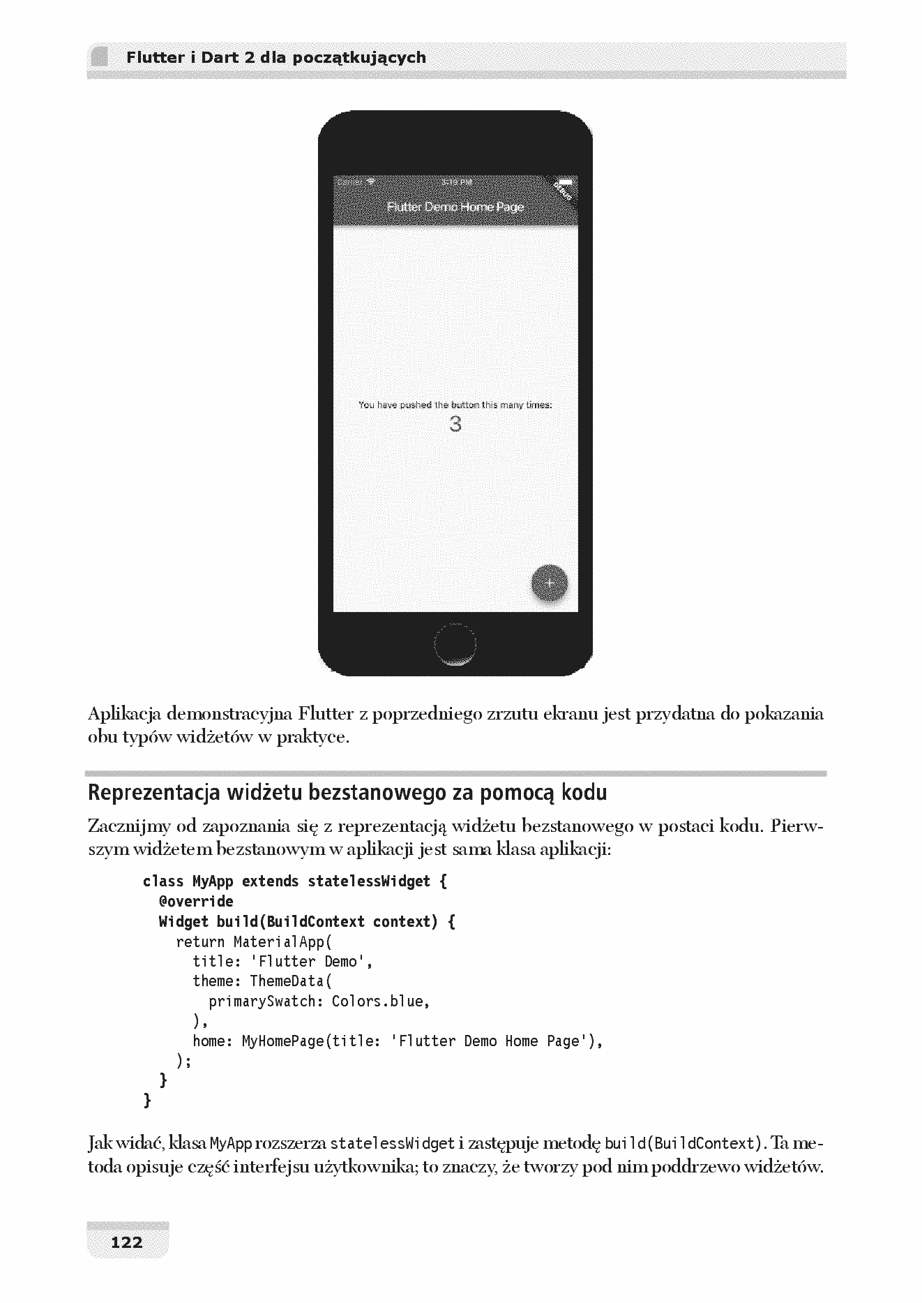 Fragment „Flutter i Dart 2 dla początkujących. Przewodnik dla twórców aplikacji mobilnych” — strona 14 z 30