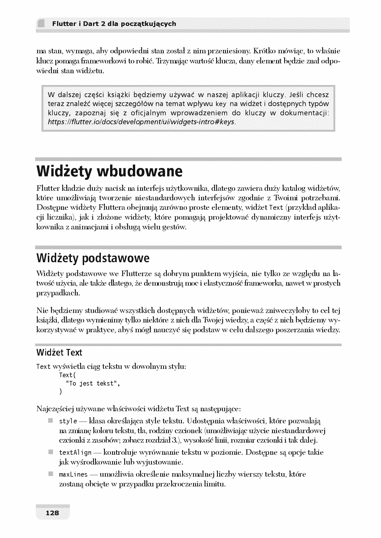 Fragment „Flutter i Dart 2 dla początkujących. Przewodnik dla twórców aplikacji mobilnych” — strona 20 z 30