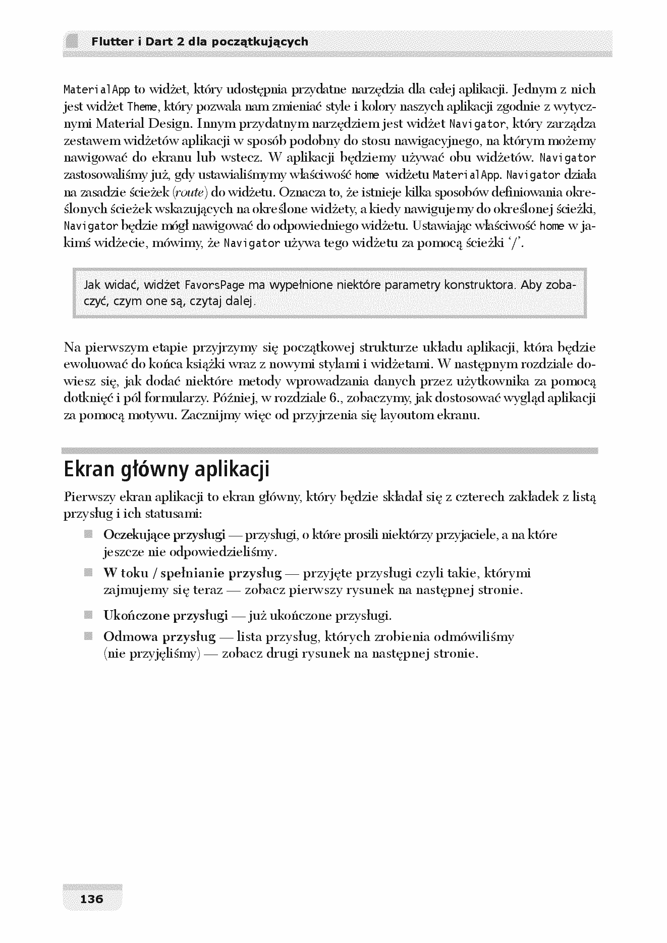 Fragment „Flutter i Dart 2 dla początkujących. Przewodnik dla twórców aplikacji mobilnych” — strona 28 z 30