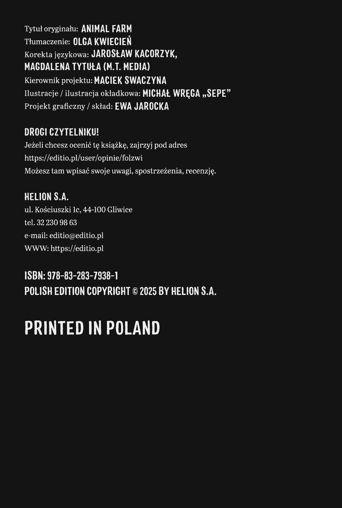 Fragment „Folwark zwierzęcy” — strona 19 z 22
