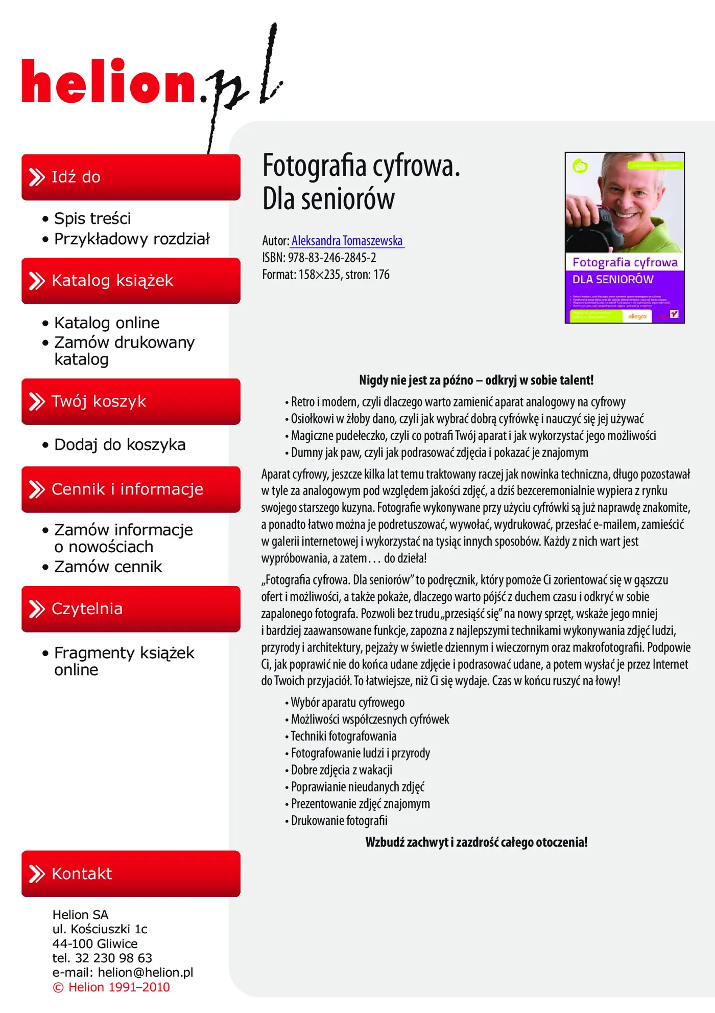 Fragment „Fotografia cyfrowa. Dla seniorów” — strona 2 z 28