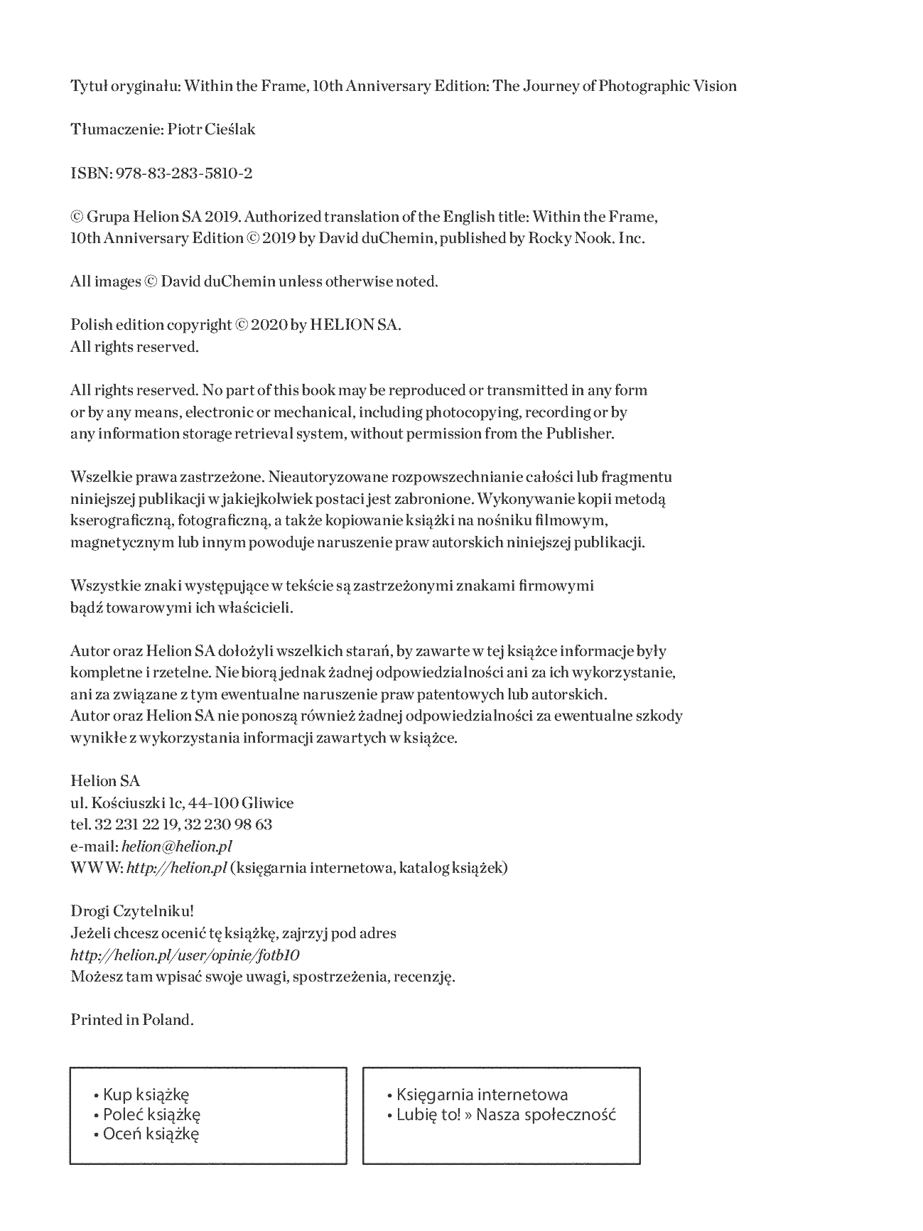 Fragment „Świat w obiektywie. W poszukiwaniu wizji. Wydanie X - rocznicowe” — strona 2 z 14