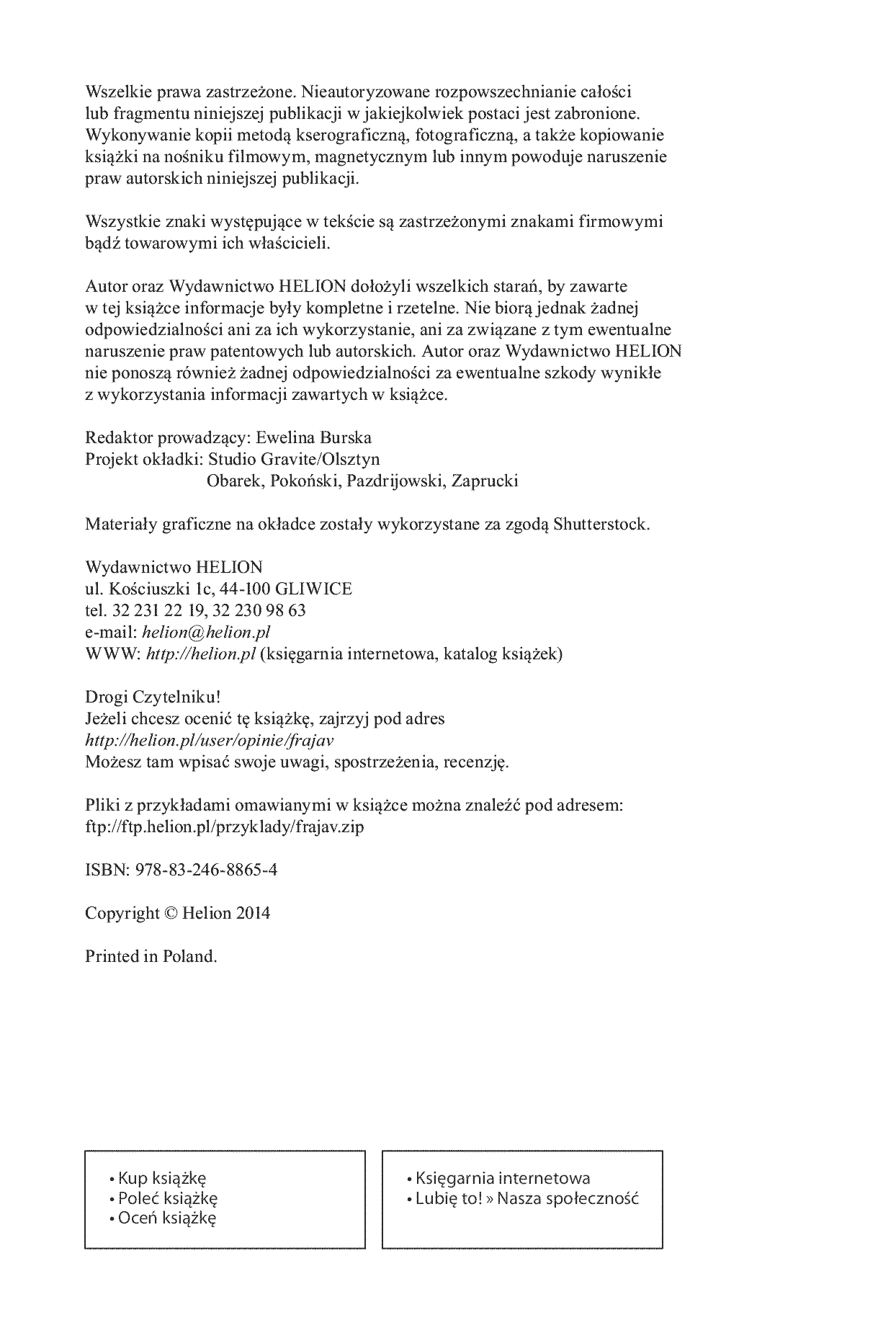Fragment „Frameworki JavaScript. Projektowanie interaktywnych i dynamicznych stron WWW” — strona 2 z 18