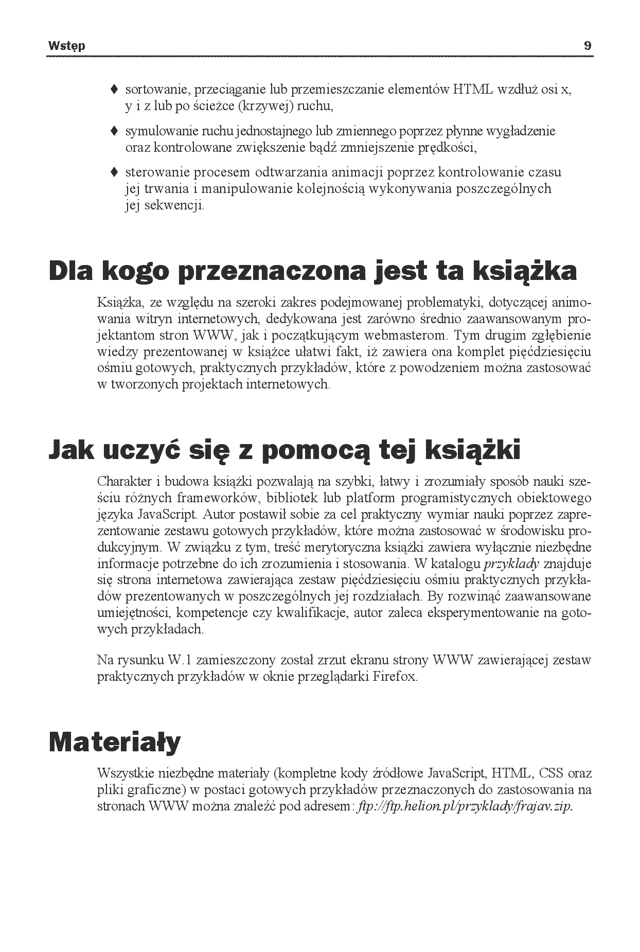 Fragment „Frameworki JavaScript. Projektowanie interaktywnych i dynamicznych stron WWW” — strona 7 z 18