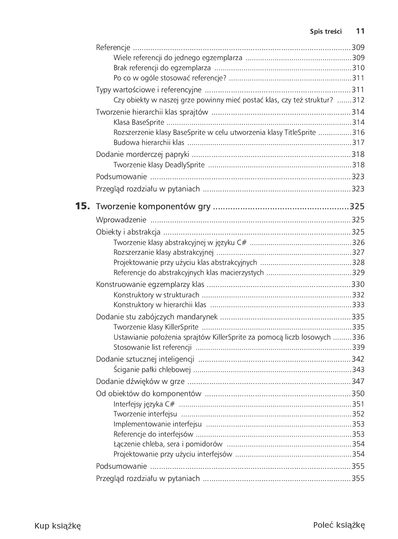 Fragment „Microsoft XNA Game Studio 4.0. Projektuj i buduj własne gry dla konsoli Xbox 360, urządzeń z systemem Windows Phone 7 i własnego PC” — strona 9 z 30