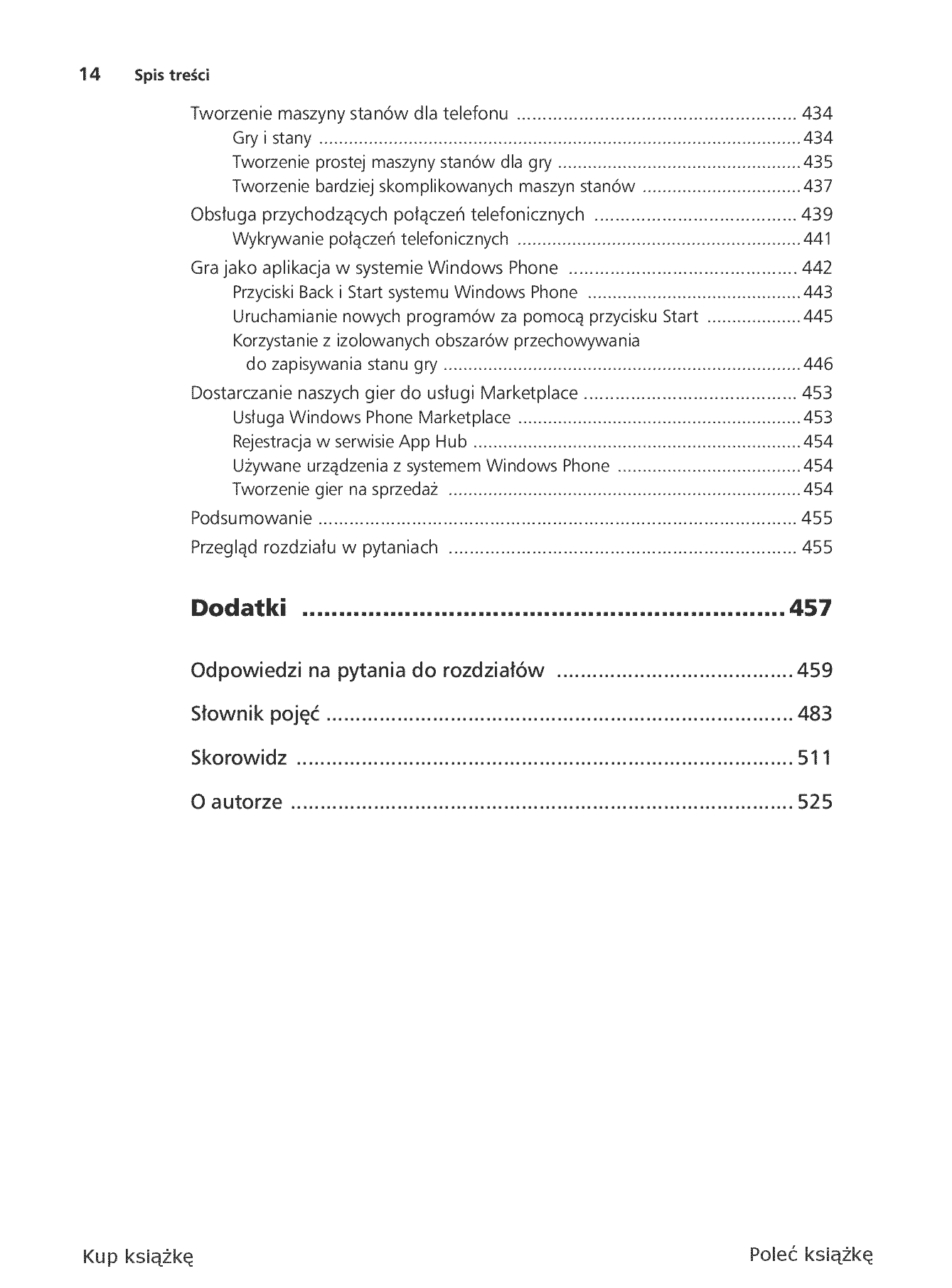 Fragment „Microsoft XNA Game Studio 4.0. Projektuj i buduj własne gry dla konsoli Xbox 360, urządzeń z systemem Windows Phone 7 i własnego PC” — strona 12 z 30