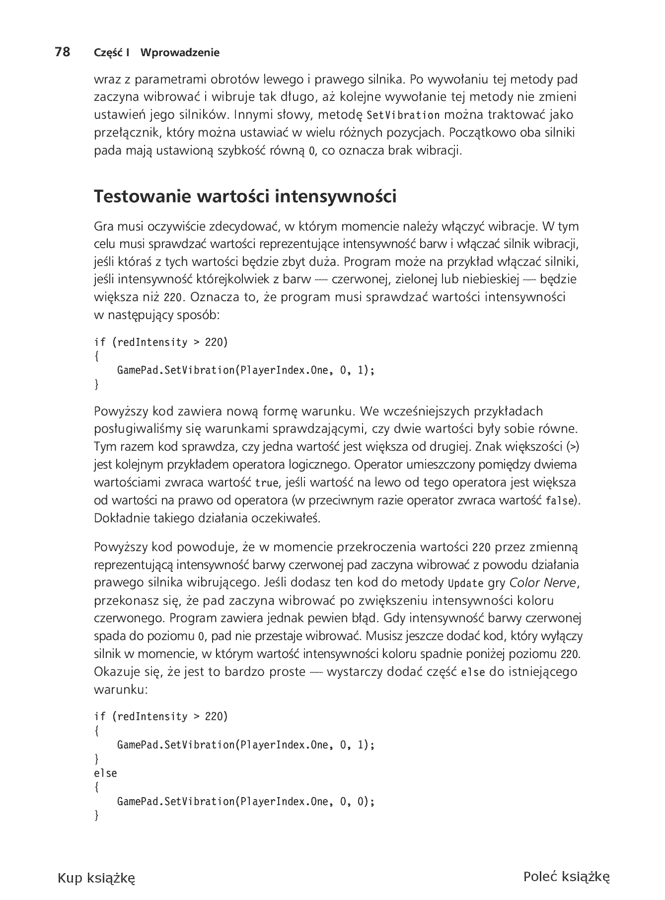 Fragment „Microsoft XNA Game Studio 4.0. Projektuj i buduj własne gry dla konsoli Xbox 360, urządzeń z systemem Windows Phone 7 i własnego PC” — strona 24 z 30