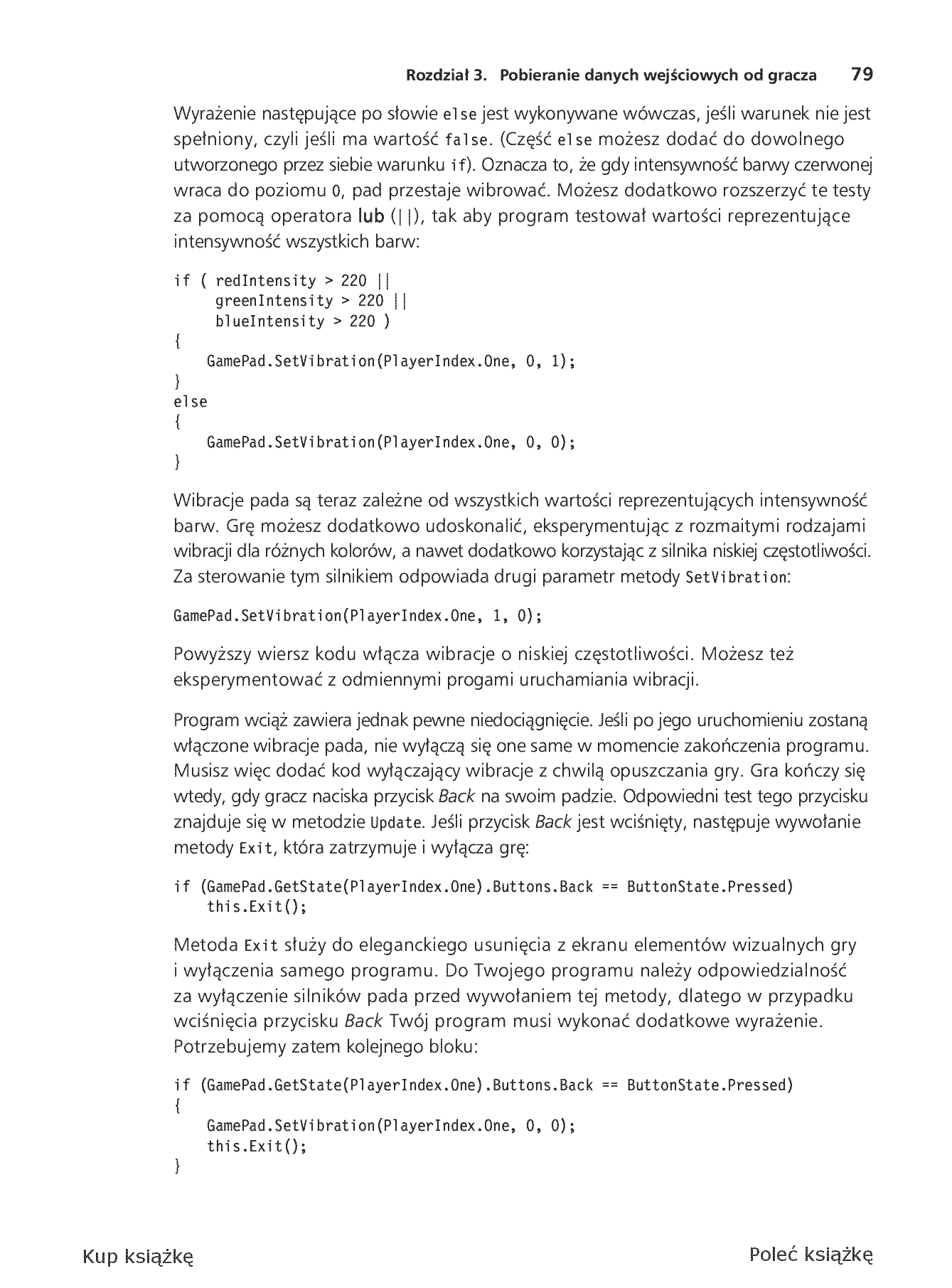 Fragment „Microsoft XNA Game Studio 4.0. Projektuj i buduj własne gry dla konsoli Xbox 360, urządzeń z systemem Windows Phone 7 i własnego PC” — strona 25 z 30