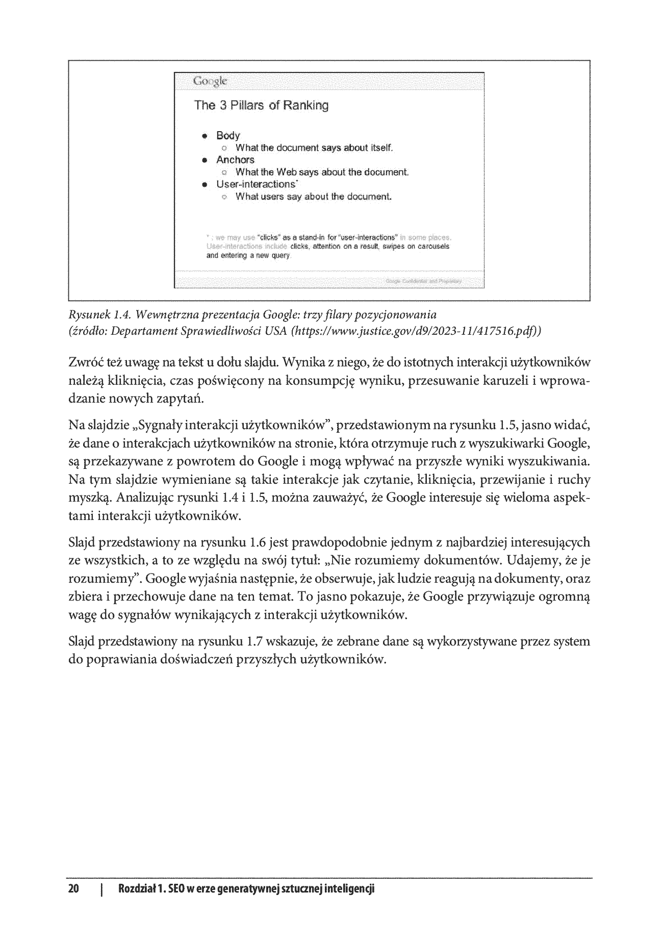 Fragment „Generatywna AI w SEO. Strategie AI-First. Jak zwiększyć jakość, wydajność i zyski” — strona 14 z 30