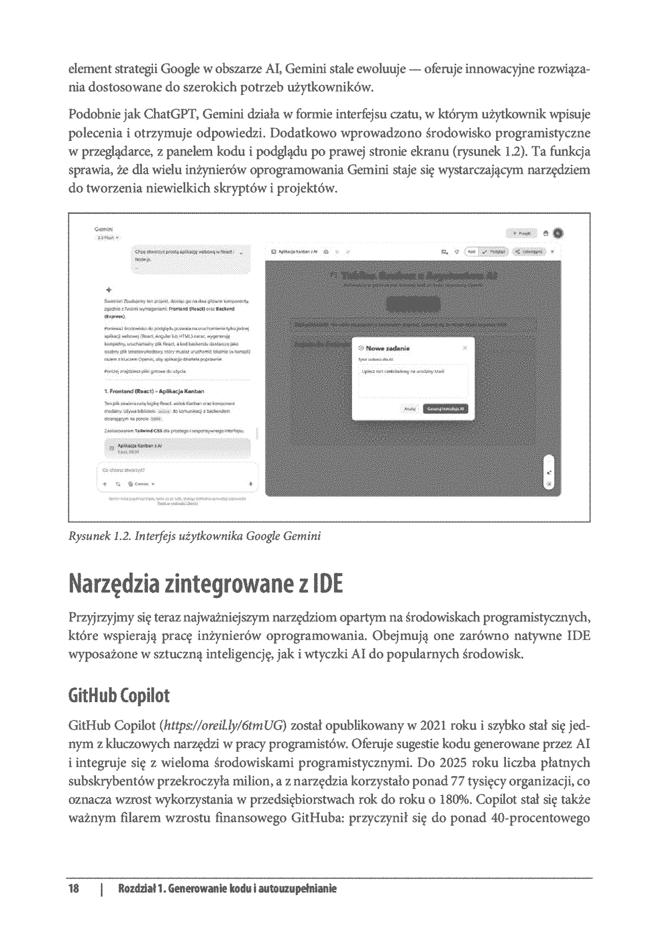 Fragment „Generatywna AI dla programistów. Praktyczne techniki i narzędzia” — strona 12 z 30