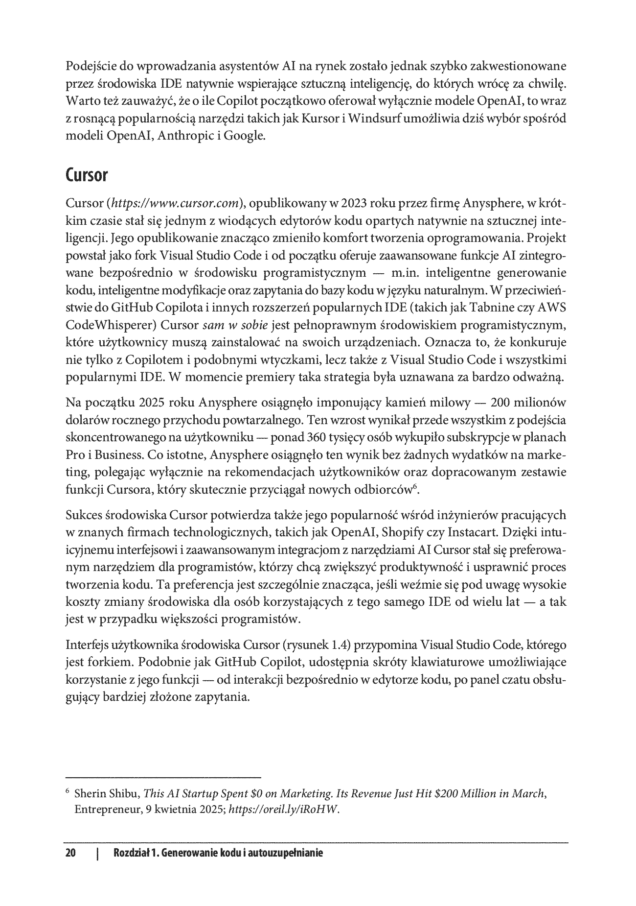 Fragment „Generatywna AI dla programistów. Praktyczne techniki i narzędzia” — strona 14 z 30