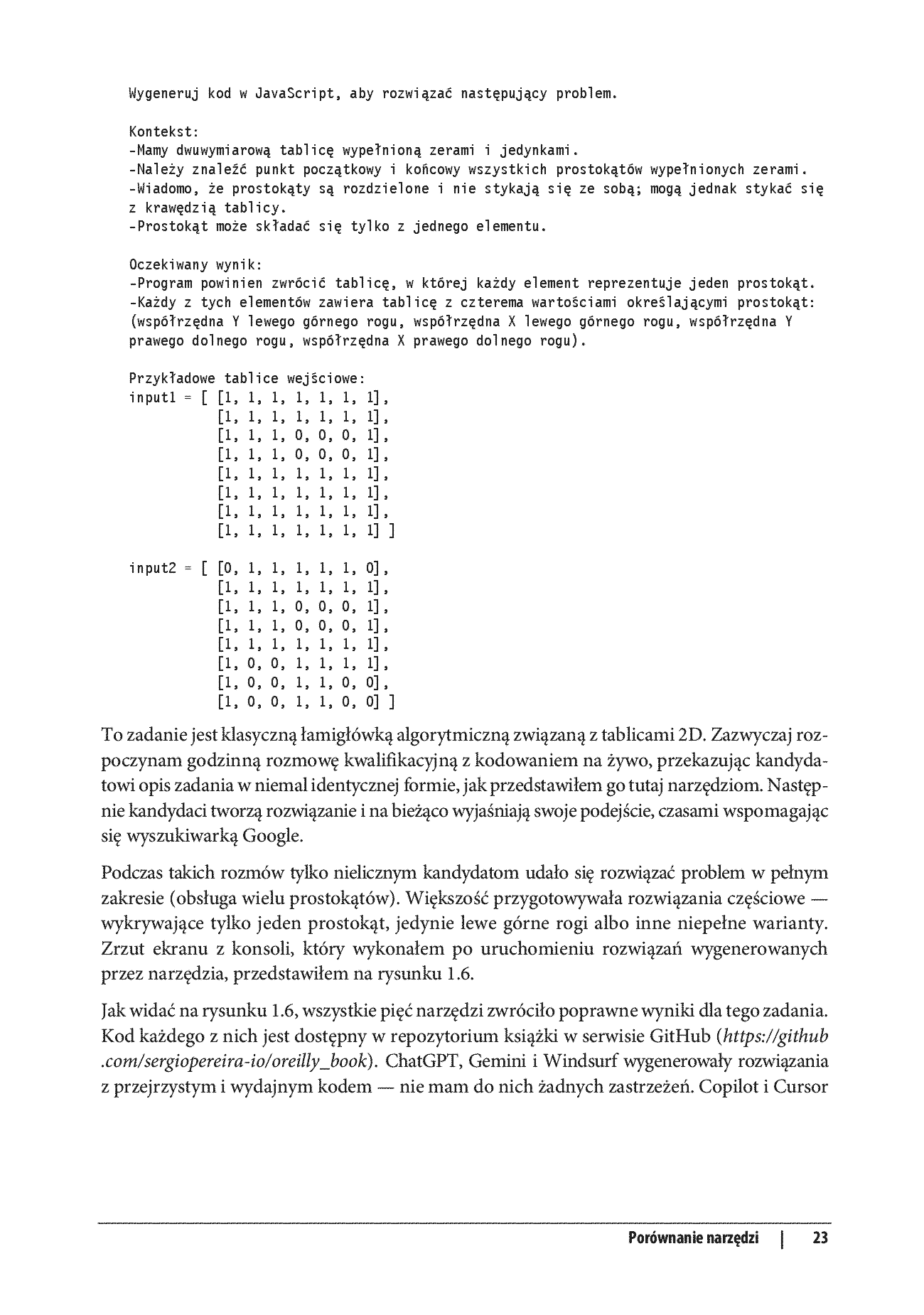 Fragment „Generatywna AI dla programistów. Praktyczne techniki i narzędzia” — strona 17 z 30