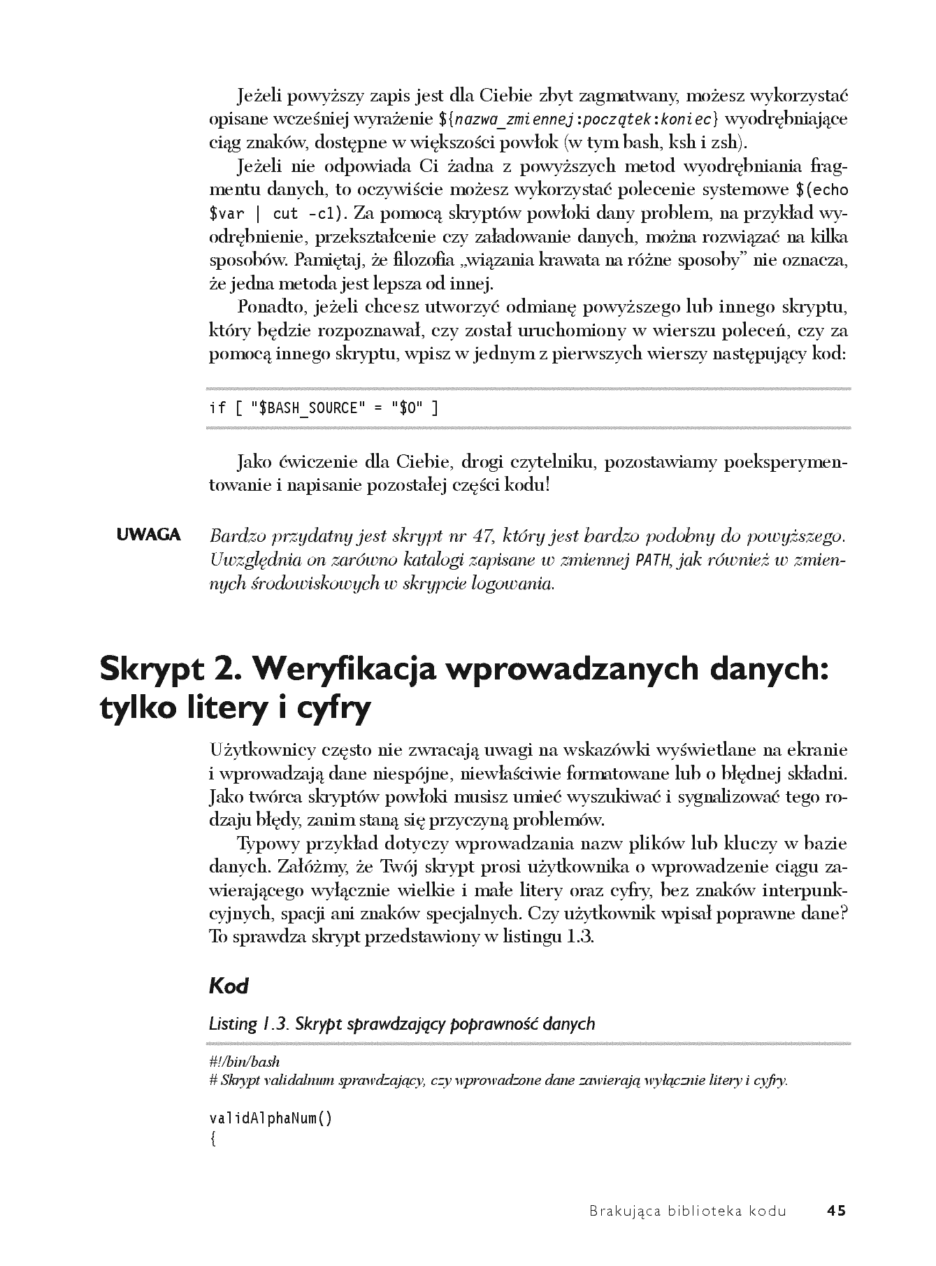 Fragment „Genialne skrypty powłoki. Ponad 100 rozwiązań dla systemów Linux, macOS i Unix” — strona 25 z 30