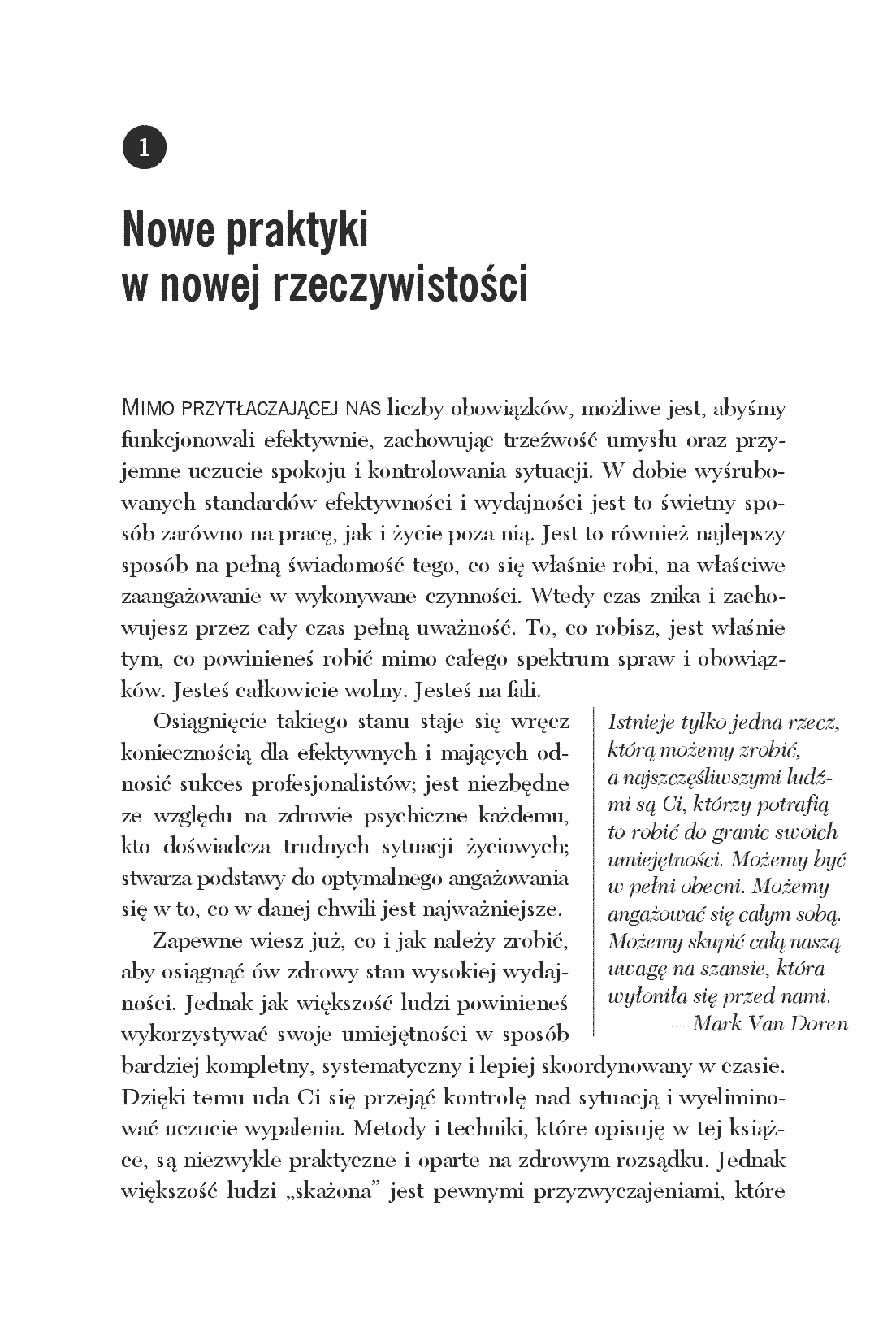 Fragment „Getting Things Done, czyli sztuka bezstresowej efektywności. Wydanie II” — strona 5 z 30