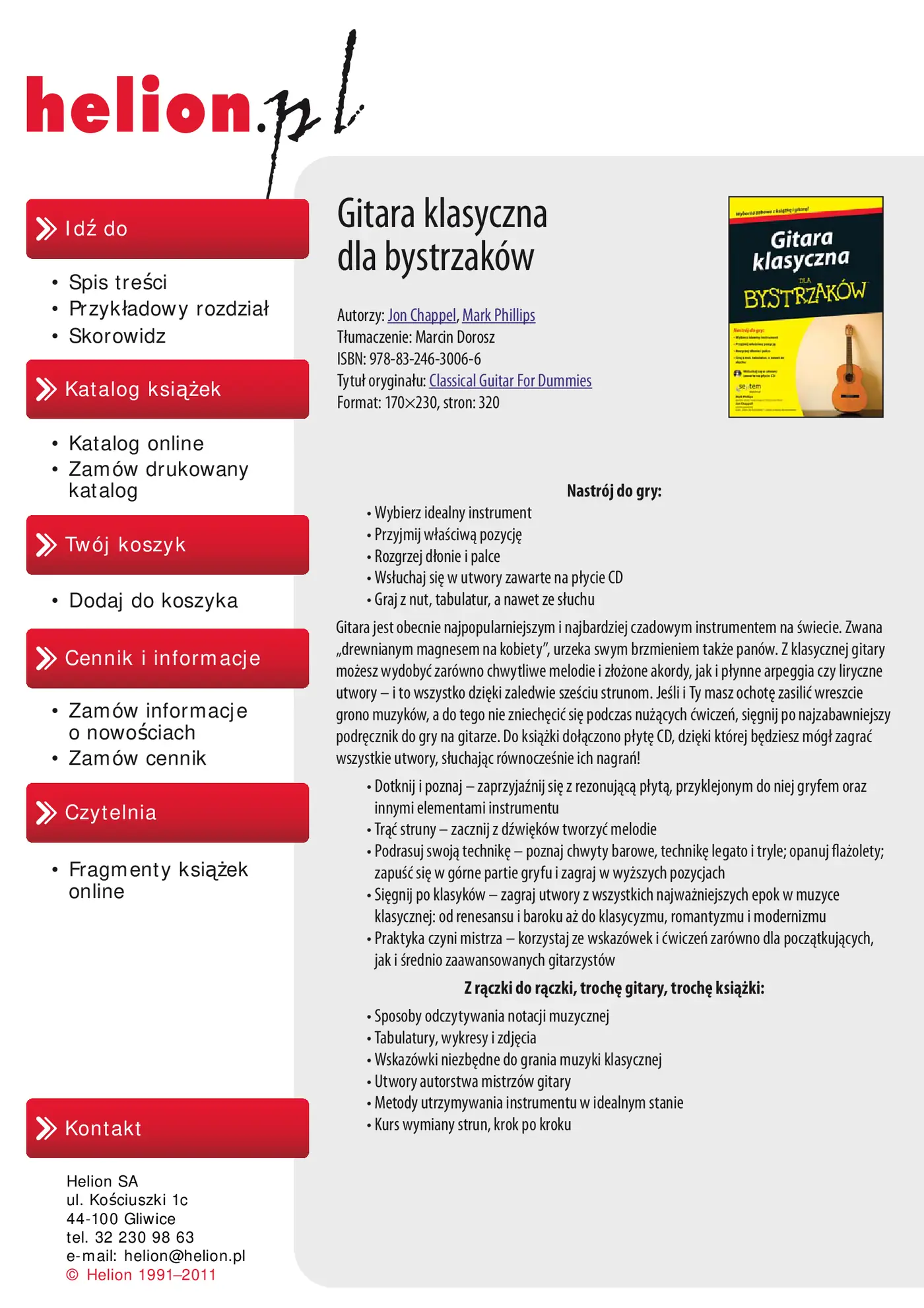 Fragment „Gitara klasyczna dla bystrzaków” — strona 2 z 30