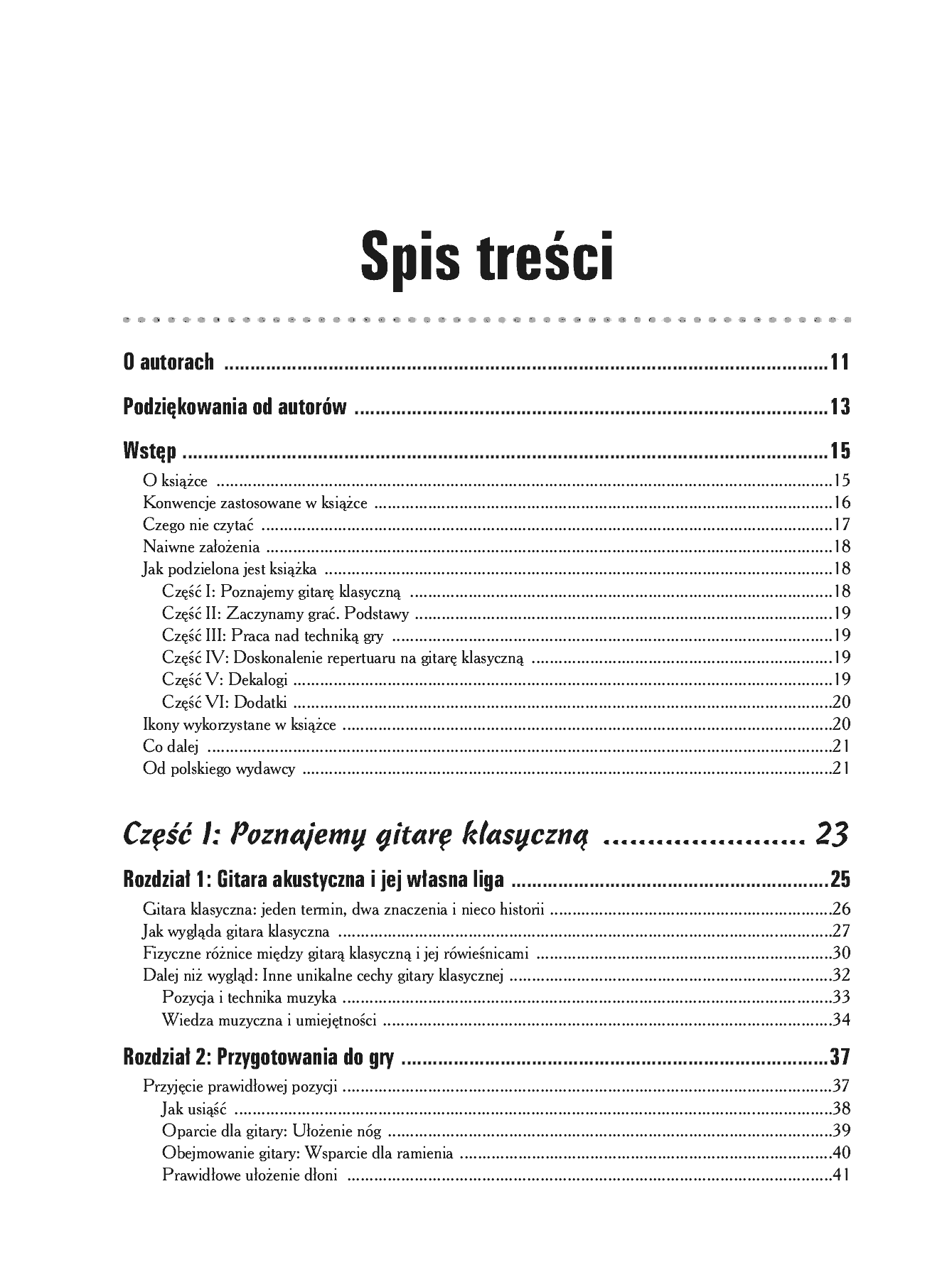 Fragment „Gitara klasyczna dla bystrzaków” — strona 3 z 30