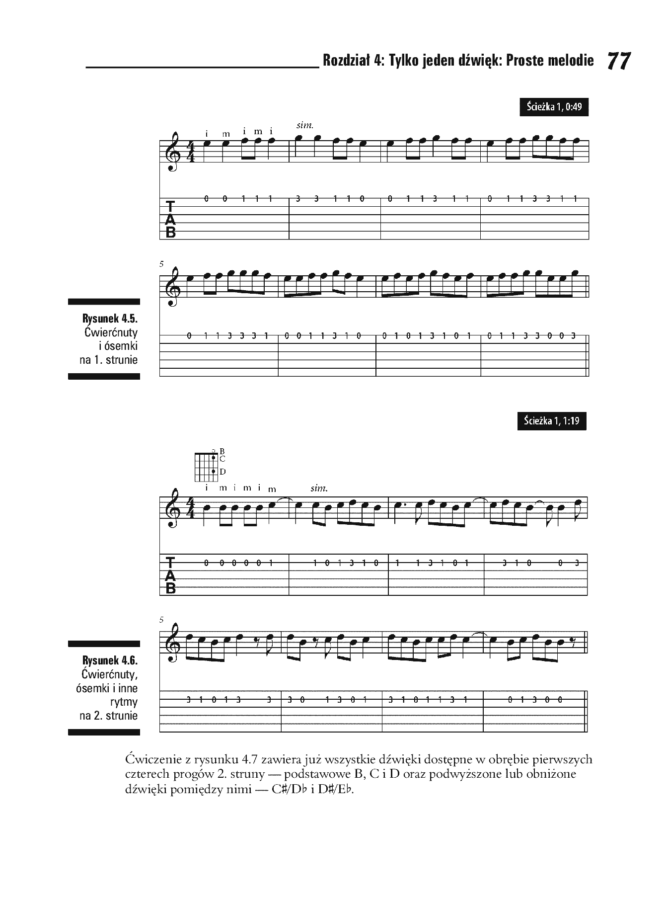 Fragment „Gitara klasyczna dla bystrzaków” — strona 13 z 30