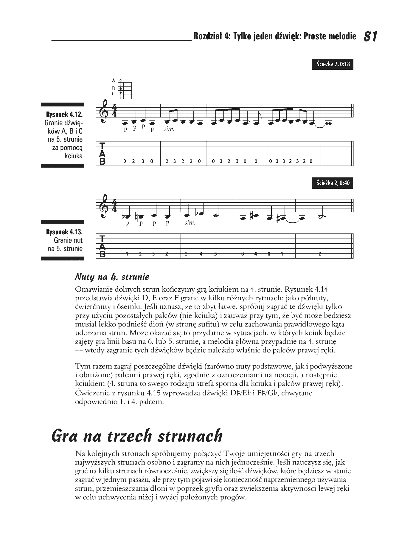 Fragment „Gitara klasyczna dla bystrzaków” — strona 17 z 30