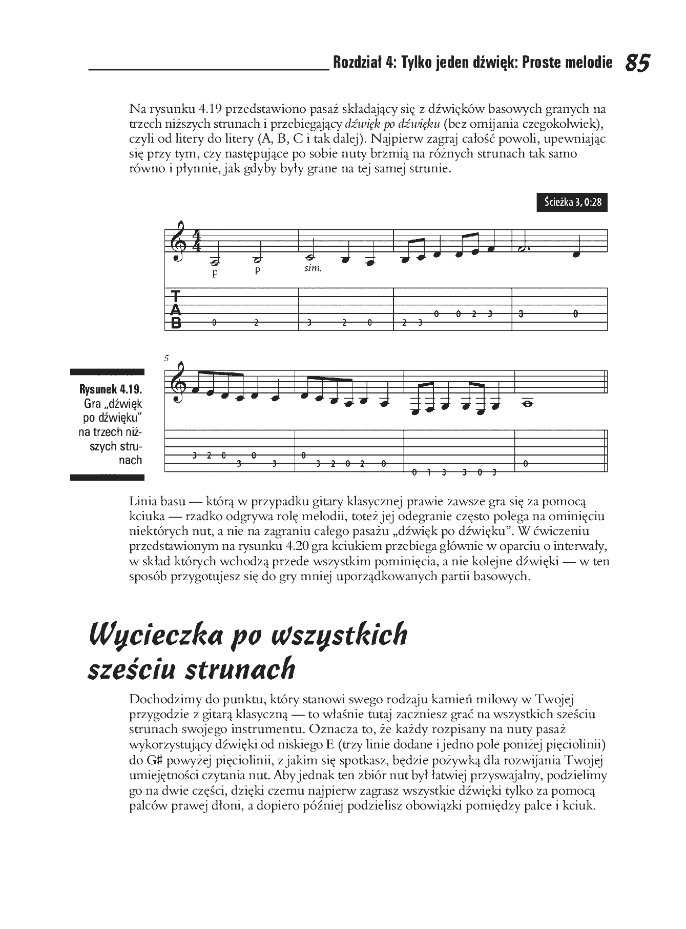 Fragment „Gitara klasyczna dla bystrzaków” — strona 21 z 30