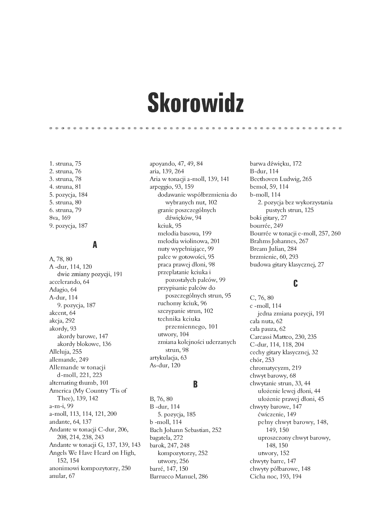 Fragment „Gitara klasyczna dla bystrzaków” — strona 29 z 30
