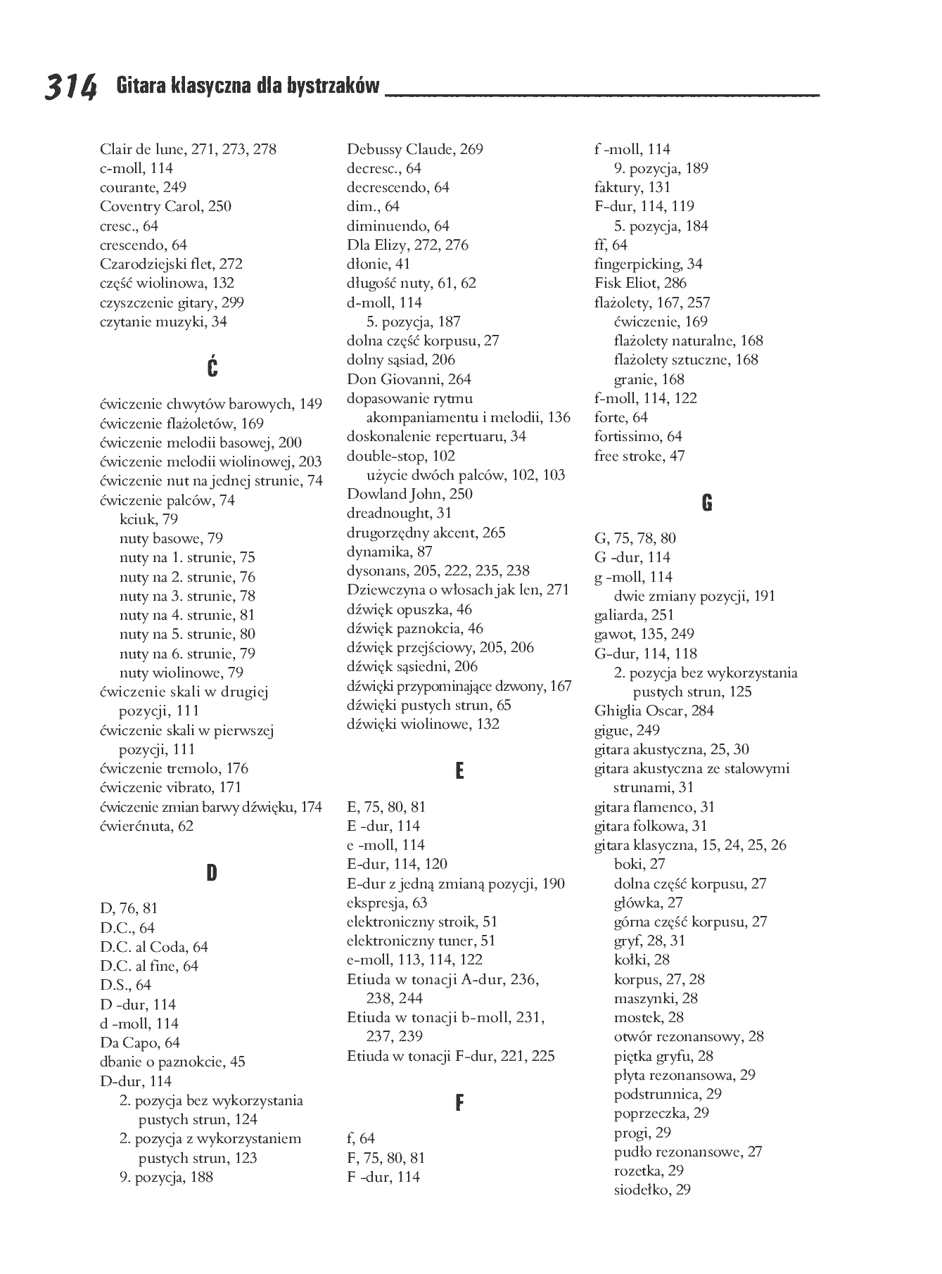 Fragment „Gitara klasyczna dla bystrzaków” — strona 30 z 30