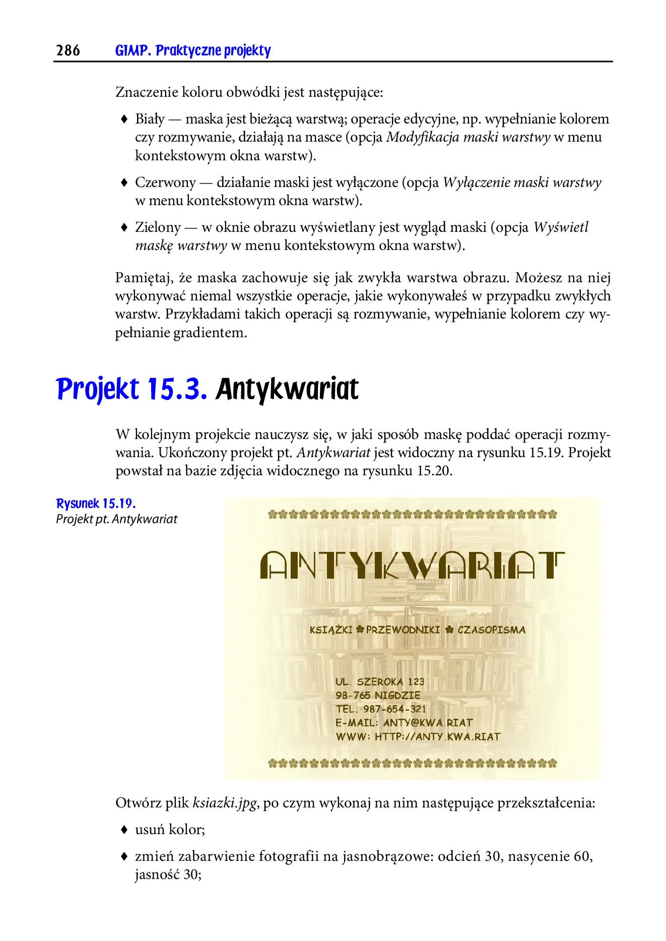 Fragment „GIMP. Praktyczne projekty. Wydanie II” — strona 20 z 30