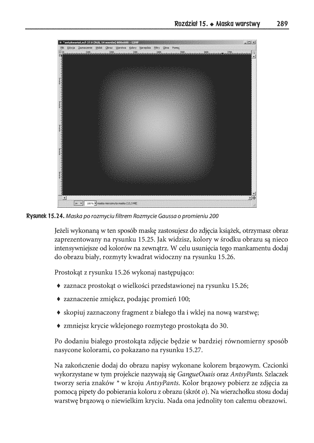 Fragment „GIMP. Praktyczne projekty. Wydanie II” — strona 23 z 30