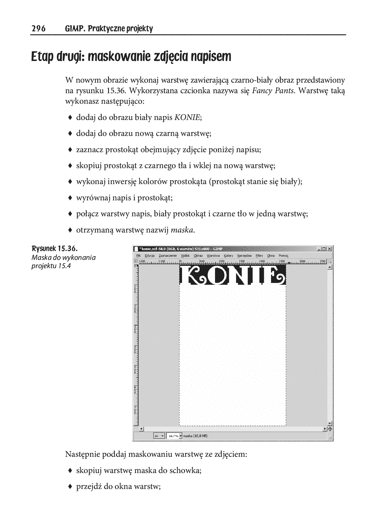 Fragment „GIMP. Praktyczne projekty. Wydanie II” — strona 30 z 30