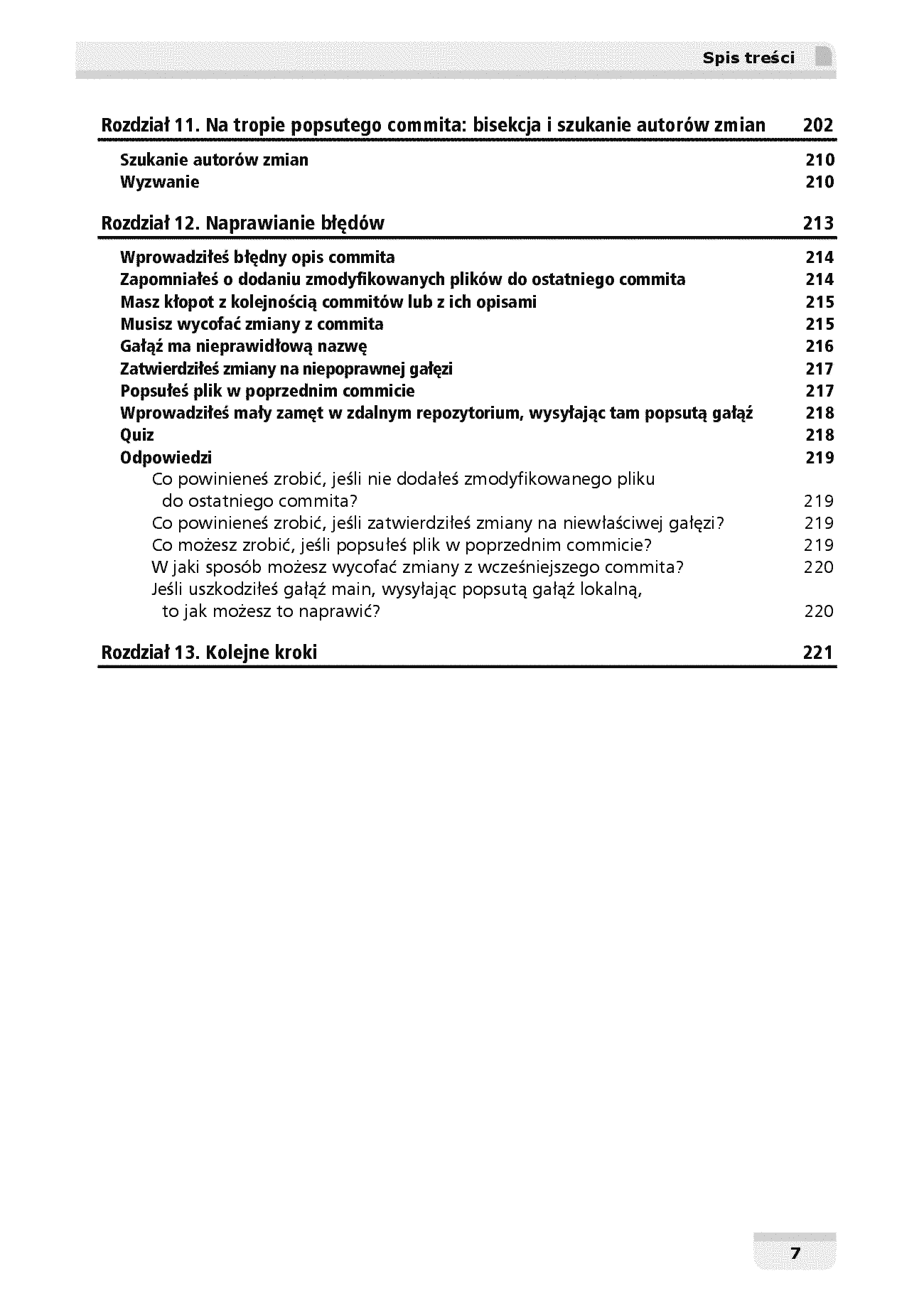 Fragment „Git dla programistów. Efektywna kontrola wersji w projektach programistycznych” — strona 7 z 30