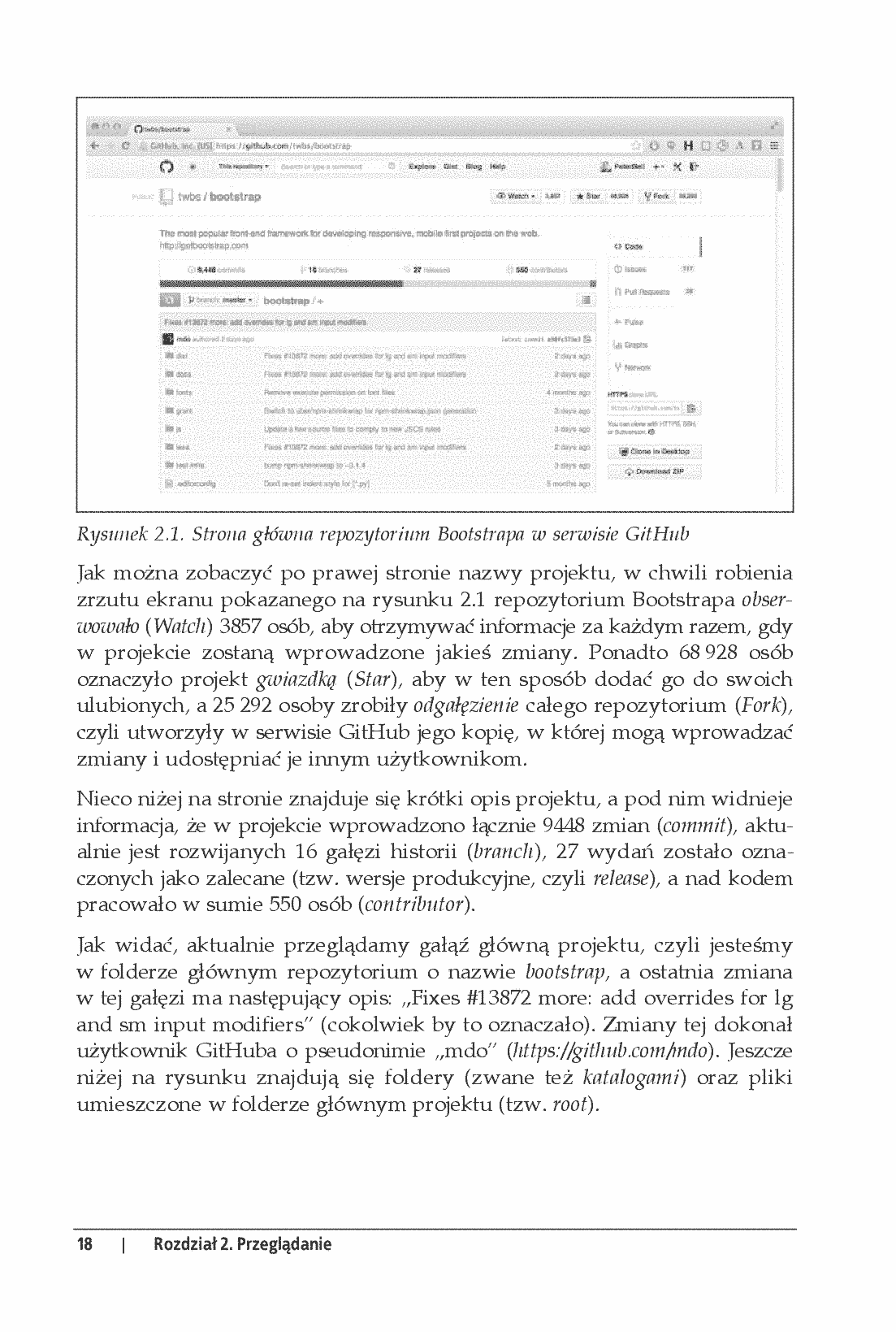 Fragment „GitHub. Przyjazny przewodnik” — strona 8 z 30
