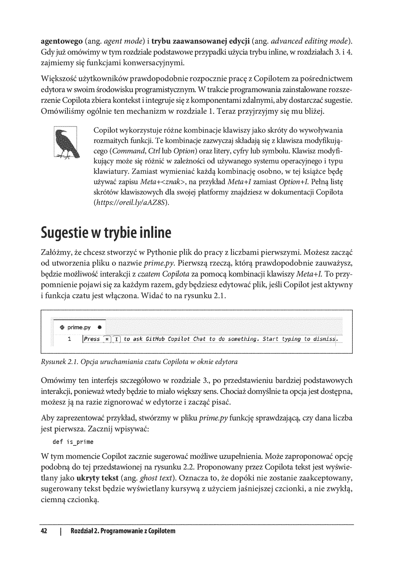Fragment „GitHub Copilot. Wprowadzenie. Efektywne programowanie z asystentem AI” — strona 8 z 30