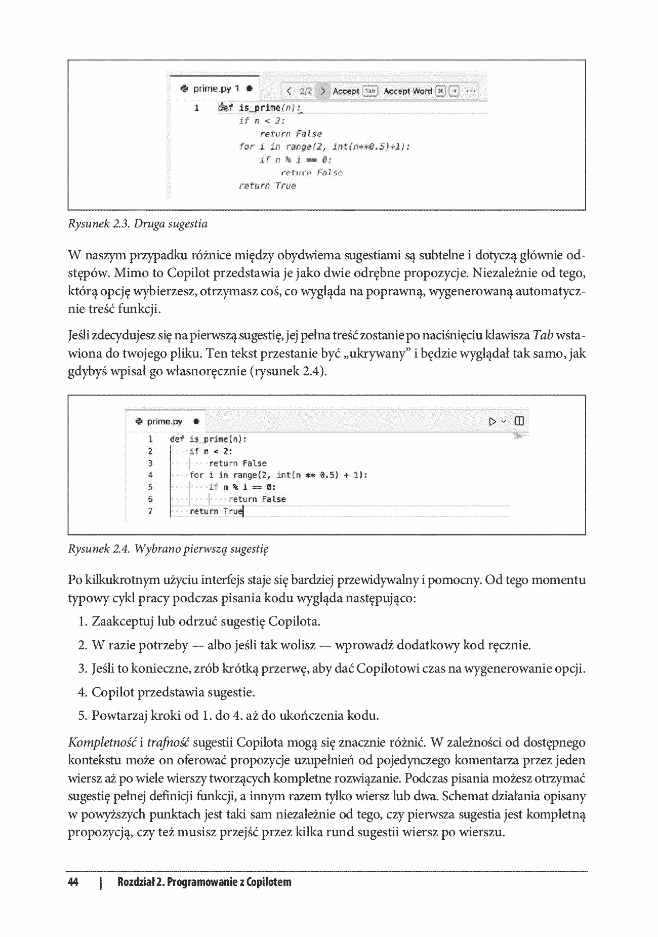 Fragment „GitHub Copilot. Wprowadzenie. Efektywne programowanie z asystentem AI” — strona 10 z 30