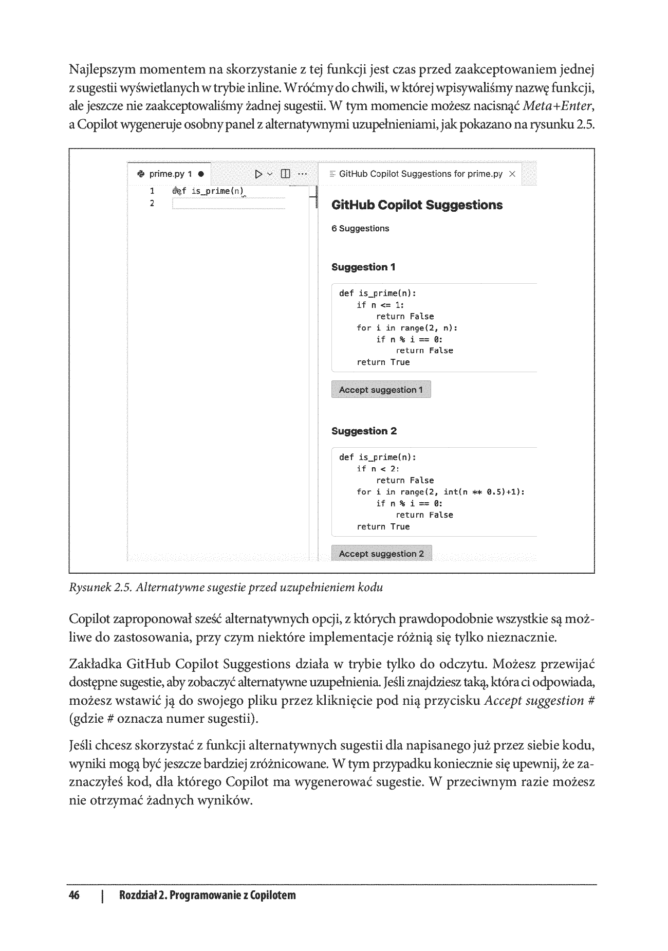 Fragment „GitHub Copilot. Wprowadzenie. Efektywne programowanie z asystentem AI” — strona 12 z 30