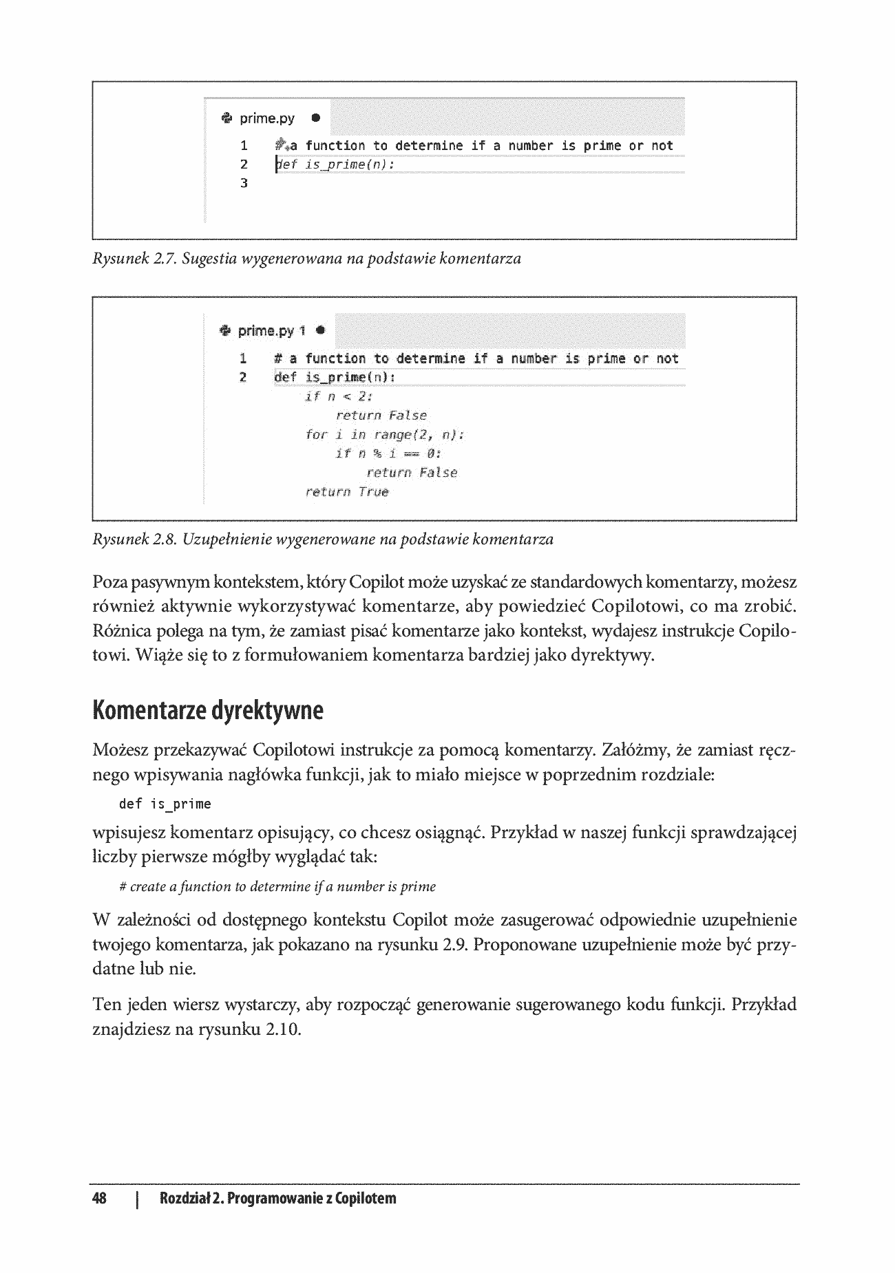 Fragment „GitHub Copilot. Wprowadzenie. Efektywne programowanie z asystentem AI” — strona 14 z 30