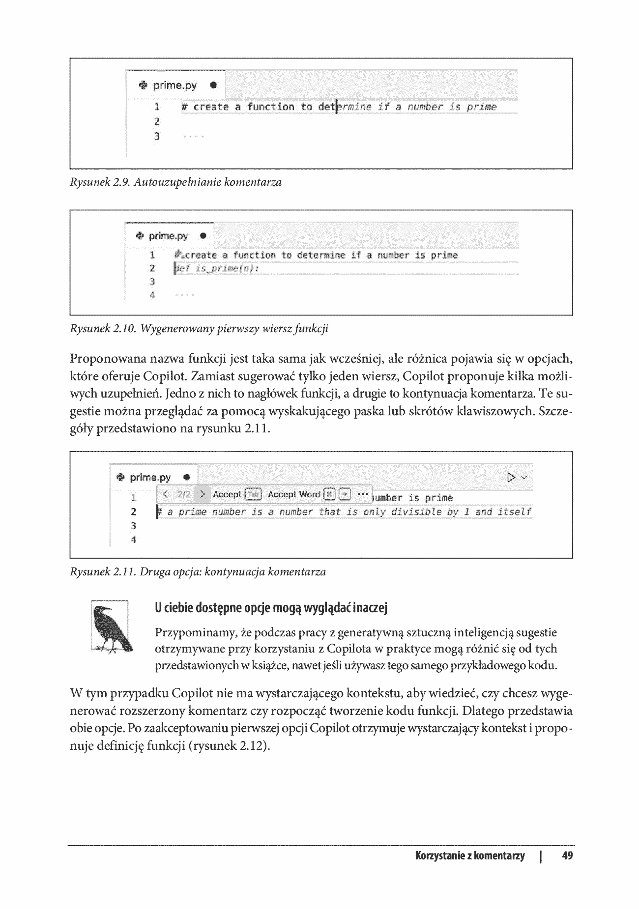Fragment „GitHub Copilot. Wprowadzenie. Efektywne programowanie z asystentem AI” — strona 15 z 30