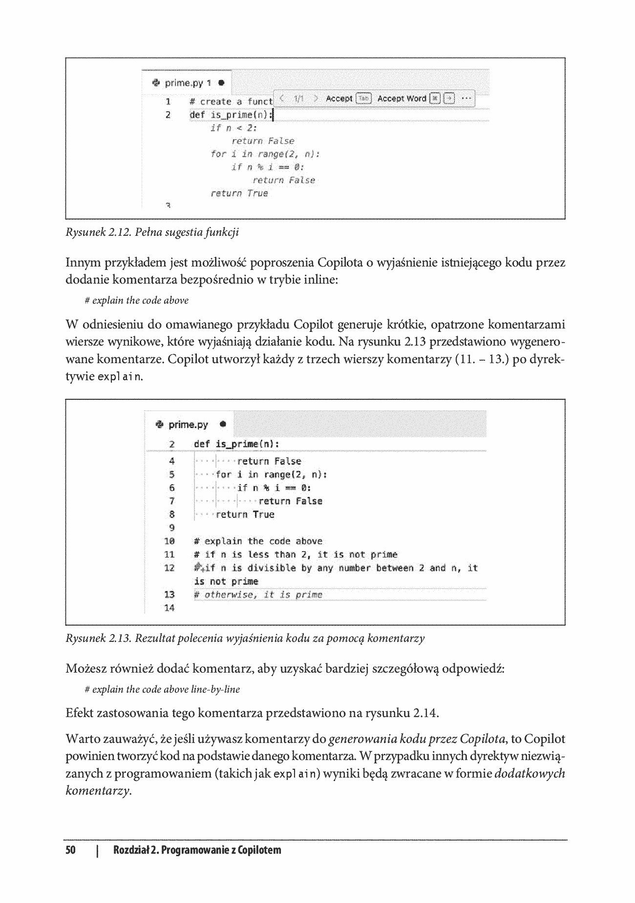Fragment „GitHub Copilot. Wprowadzenie. Efektywne programowanie z asystentem AI” — strona 16 z 30