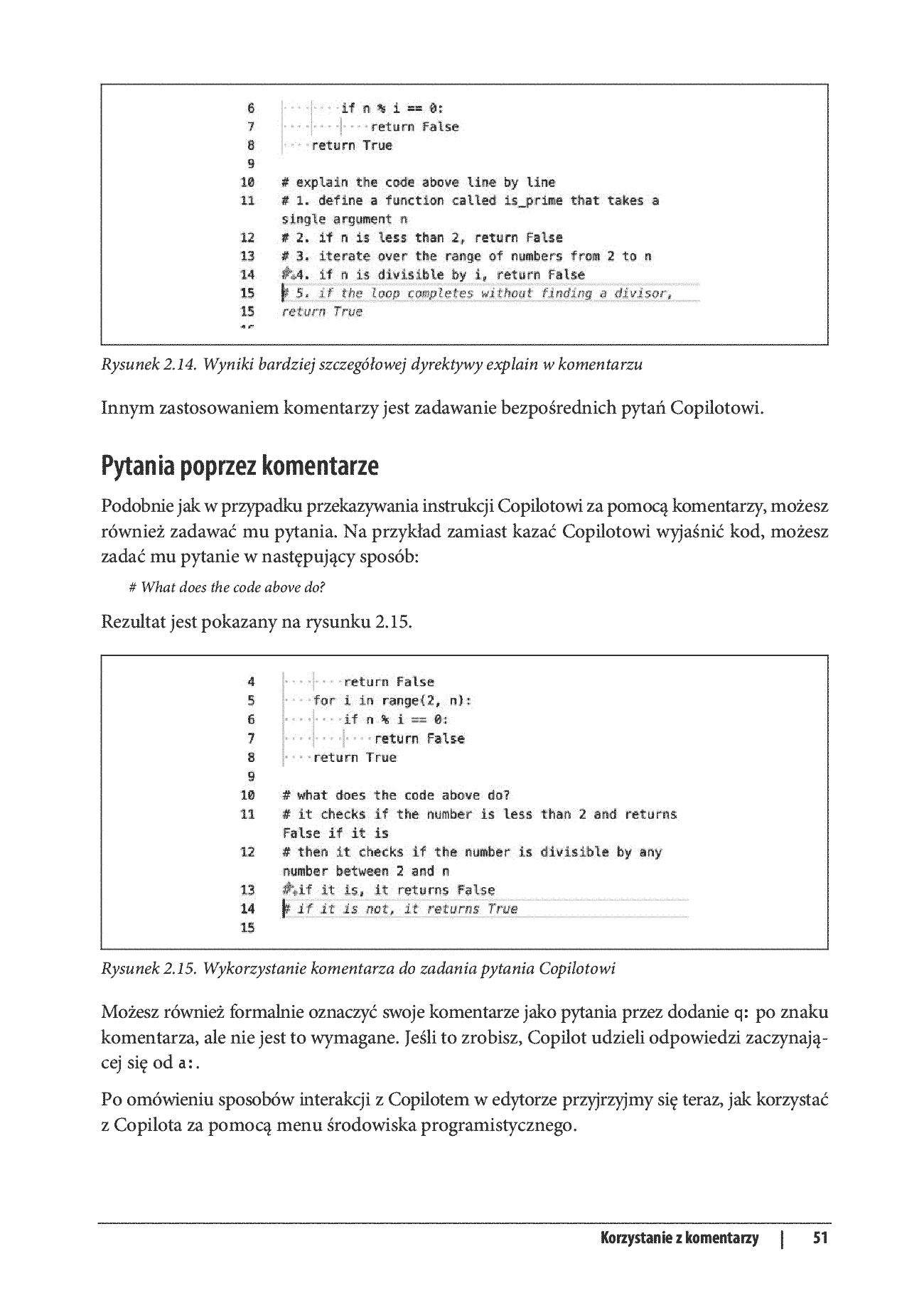 Fragment „GitHub Copilot. Wprowadzenie. Efektywne programowanie z asystentem AI” — strona 17 z 30
