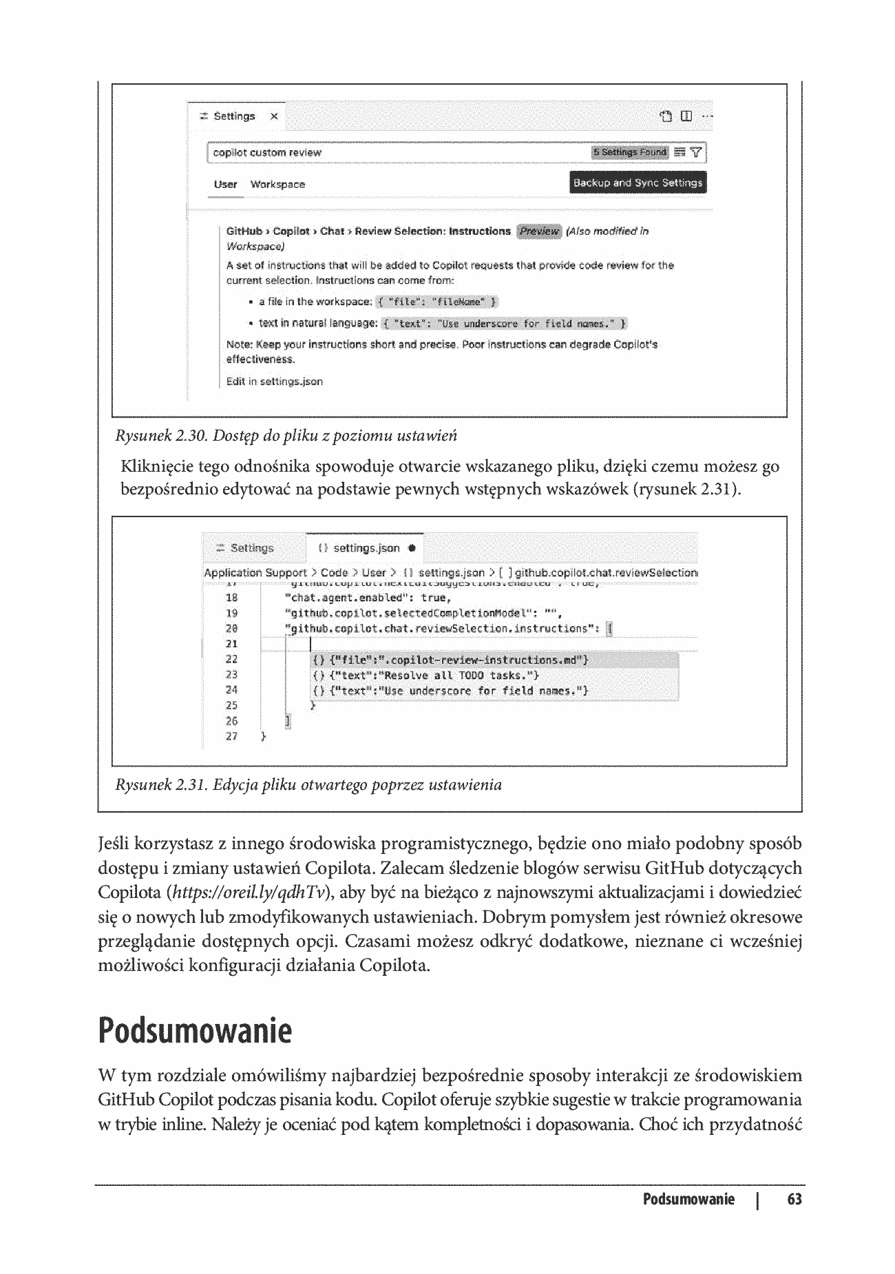 Fragment „GitHub Copilot. Wprowadzenie. Efektywne programowanie z asystentem AI” — strona 29 z 30
