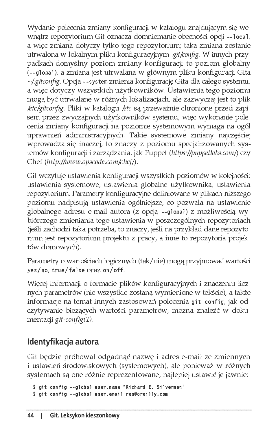 Fragment „Git. Leksykon kieszonkowy” — strona 8 z 28