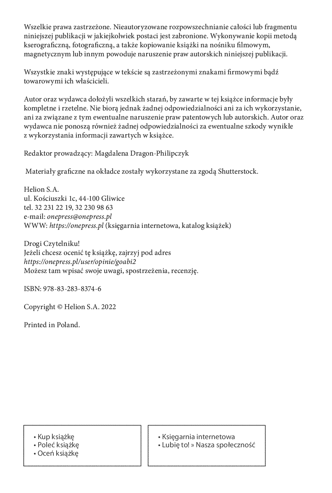 Fragment „Google Analytics w biznesie. Poradnik dla zaawansowanych. Wydanie II” — strona 2 z 14