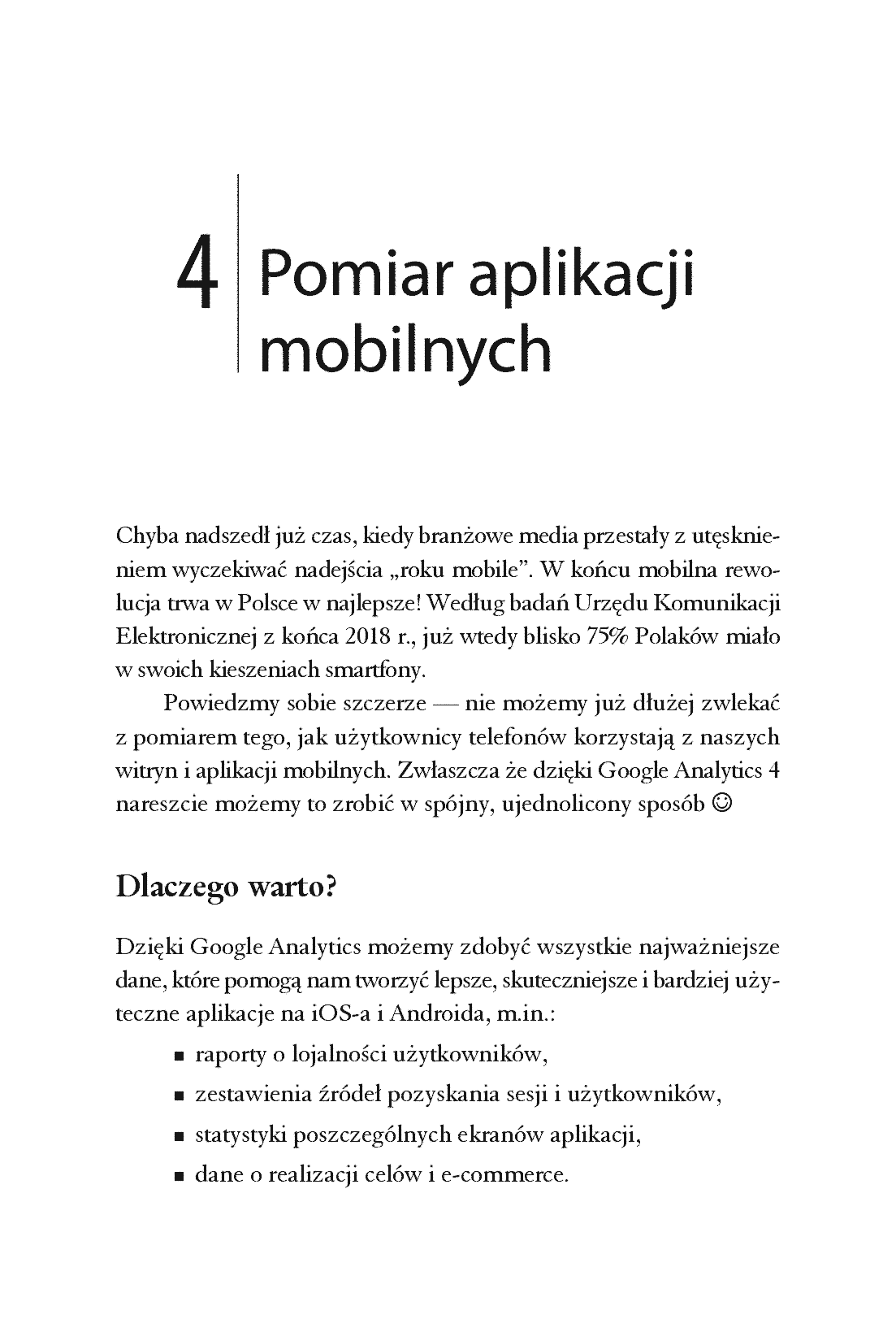Fragment „Google Analytics w biznesie. Poradnik dla zaawansowanych. Wydanie II” — strona 5 z 14