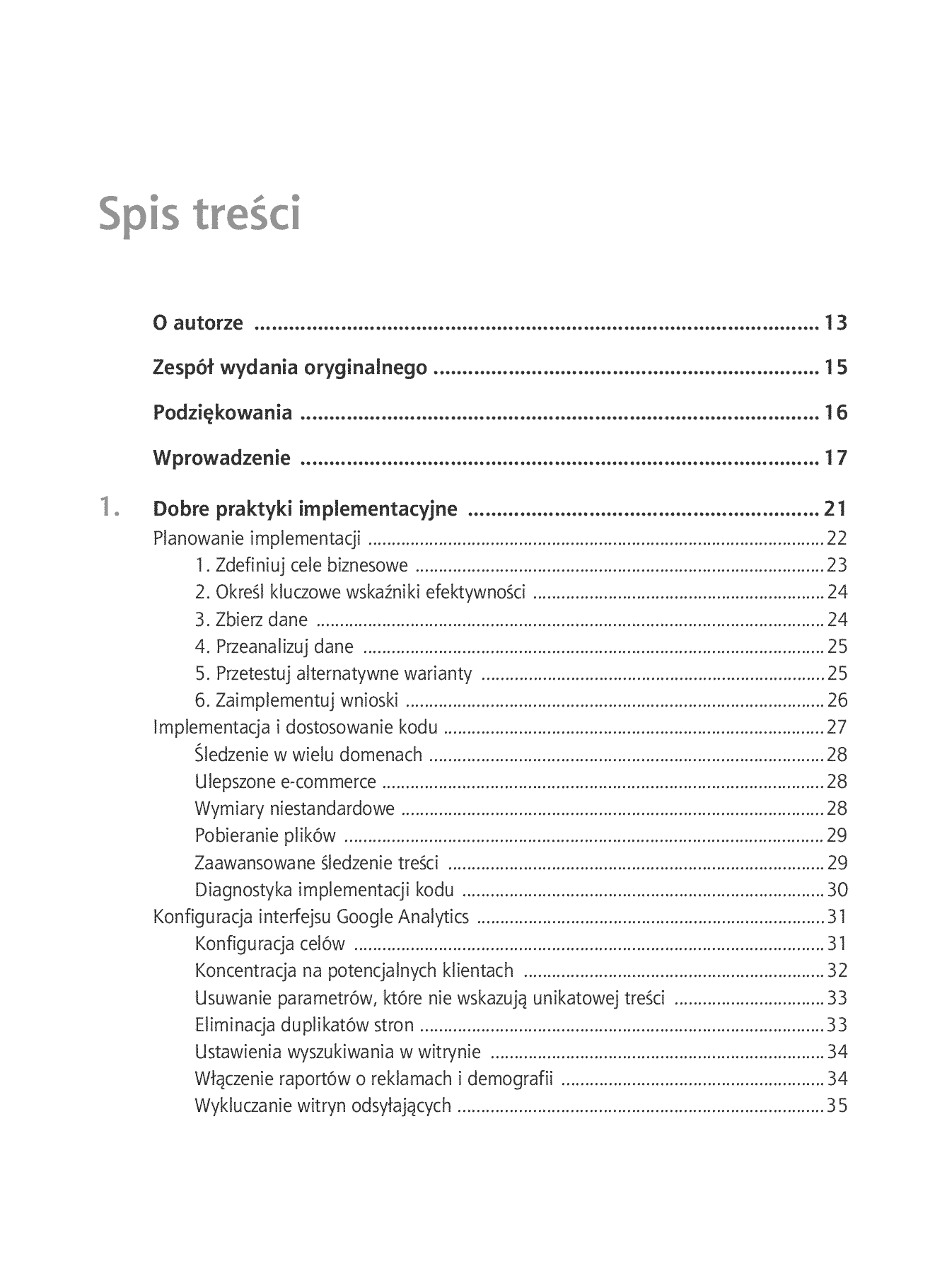 Fragment „Google Analytics. Integracja i analiza danych” — strona 3 z 30