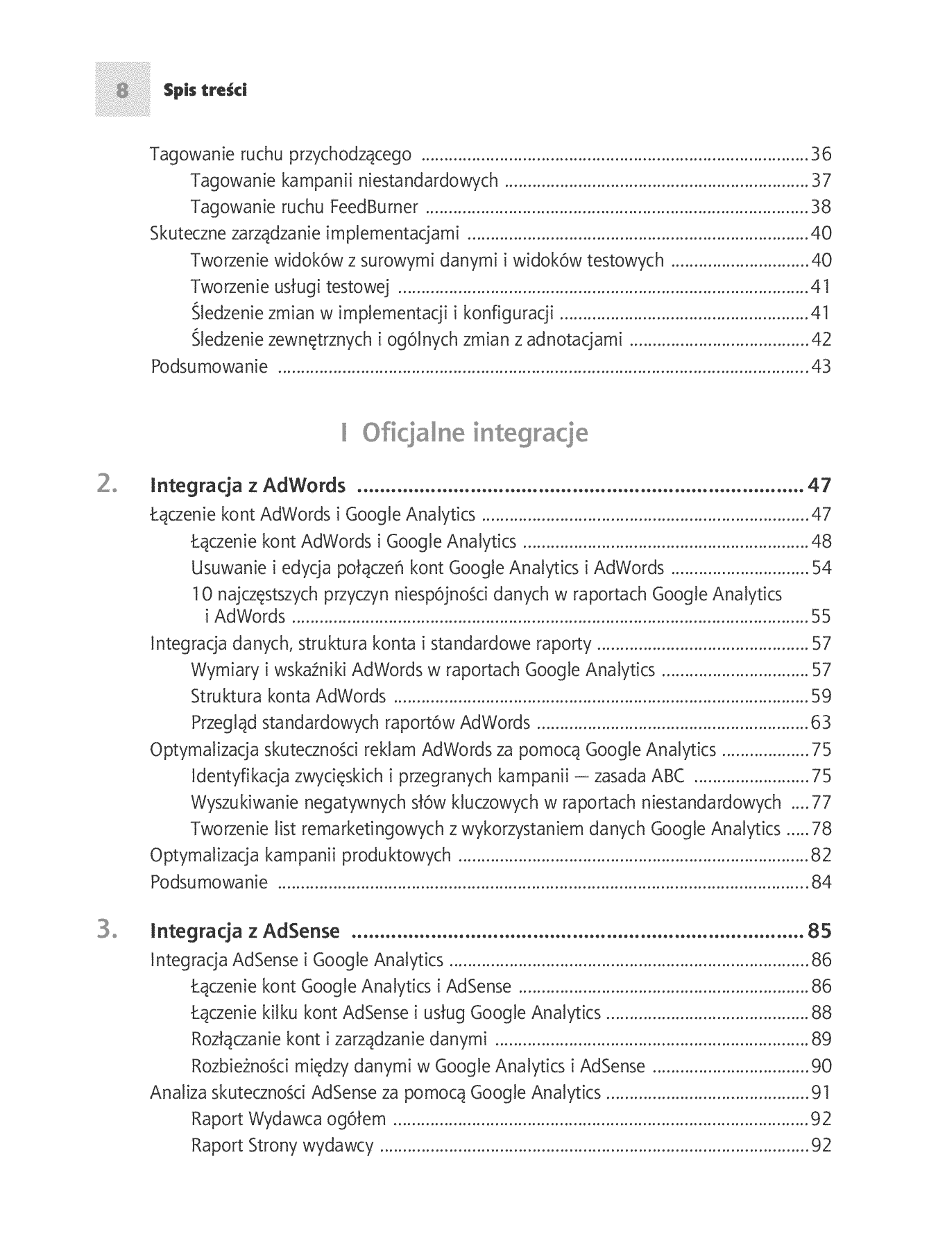 Fragment „Google Analytics. Integracja i analiza danych” — strona 4 z 30