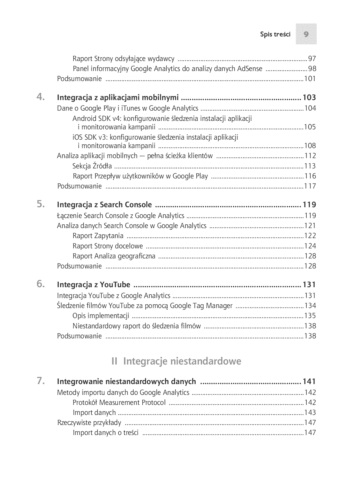 Fragment „Google Analytics. Integracja i analiza danych” — strona 5 z 30