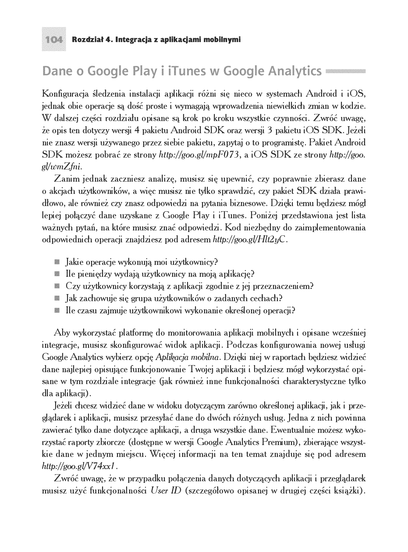 Fragment „Google Analytics. Integracja i analiza danych” — strona 10 z 30