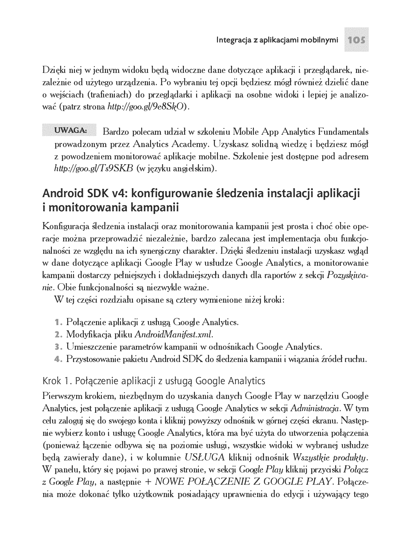 Fragment „Google Analytics. Integracja i analiza danych” — strona 11 z 30
